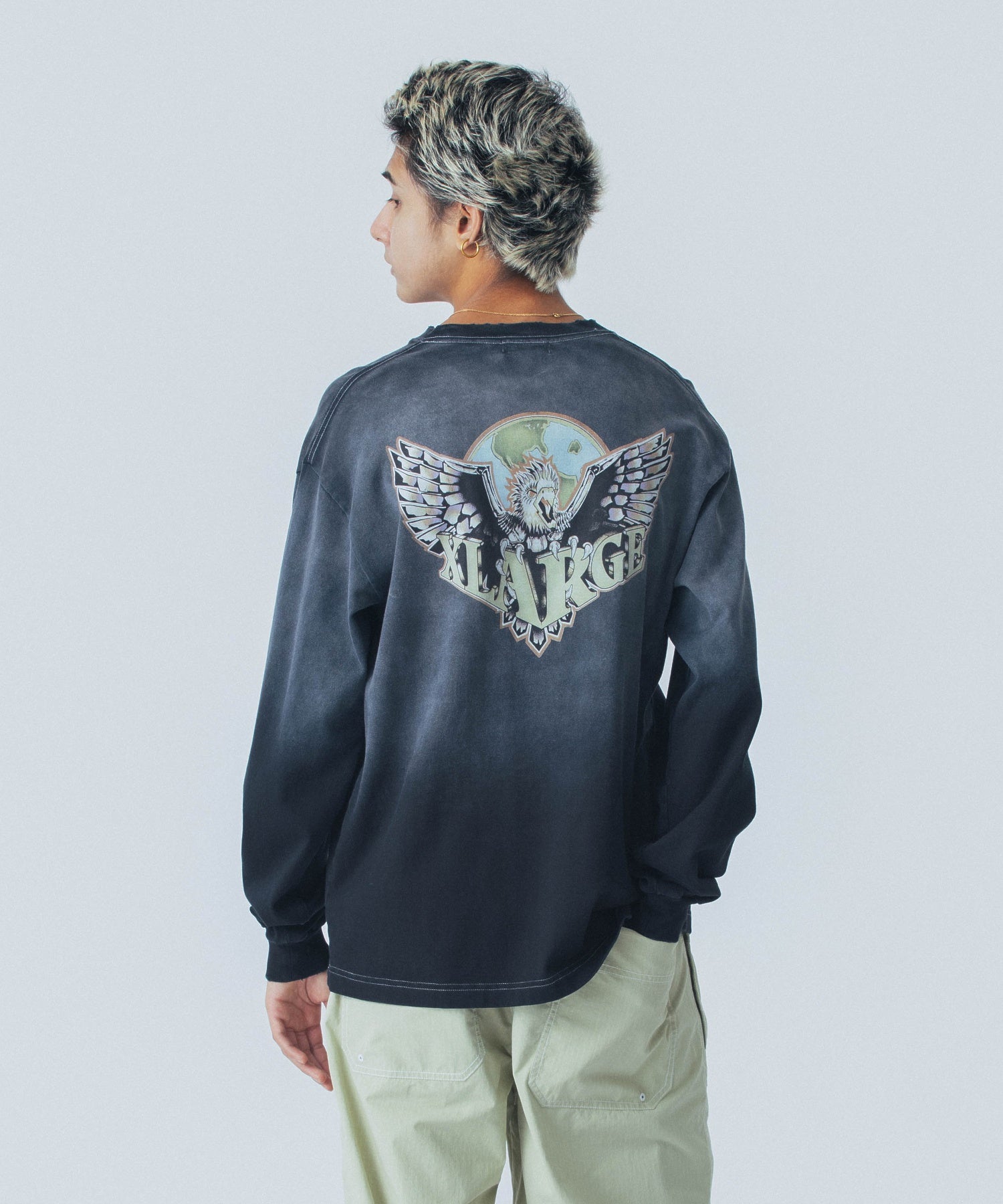 EAGLE WINGS TO THE WORLD L/S TEE