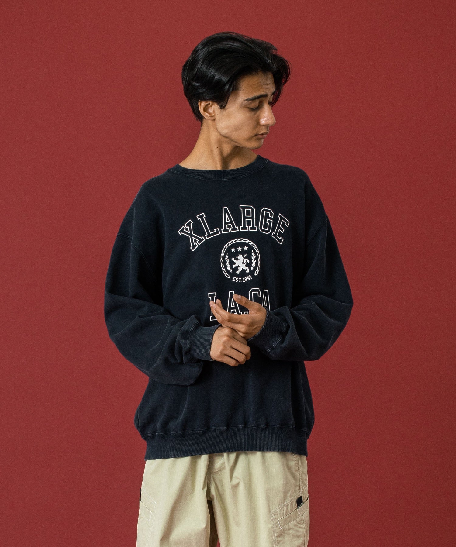 MODEL 身長183cm / 着用サイズ：Lサイズ