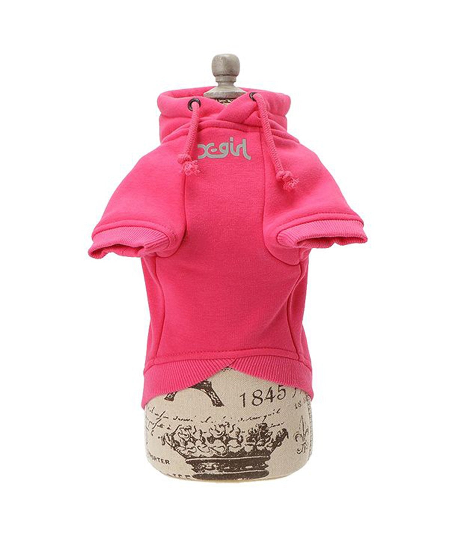 【X-girl DOGWEAR】ヒョウ柄ボックスロゴパーカー