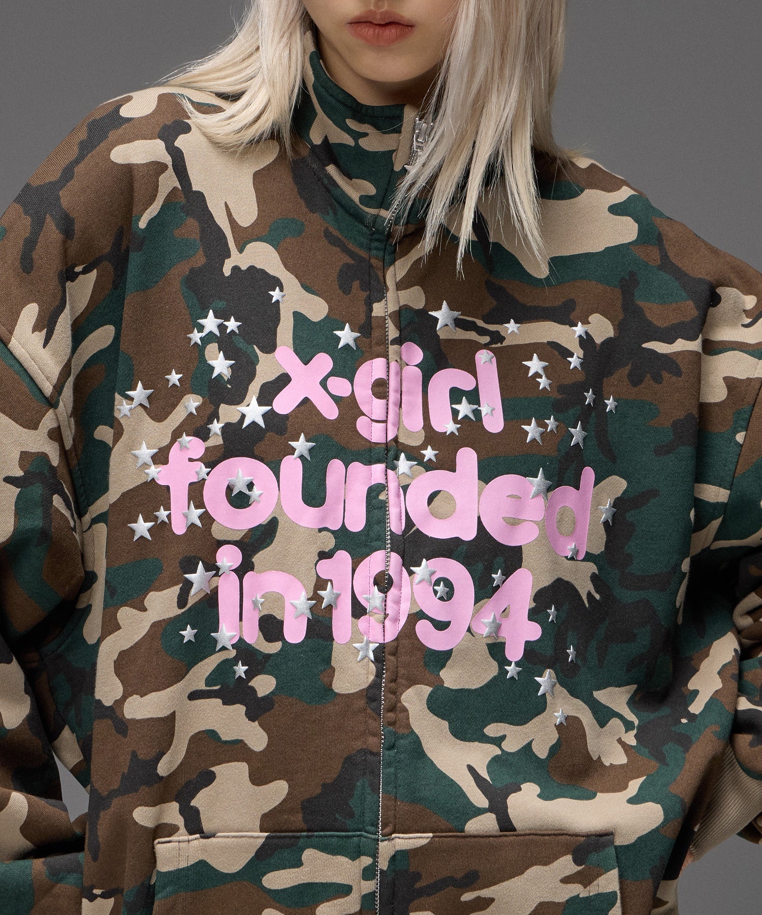 TWINKLING STARS LOGO TRACK SWEAT DRESS