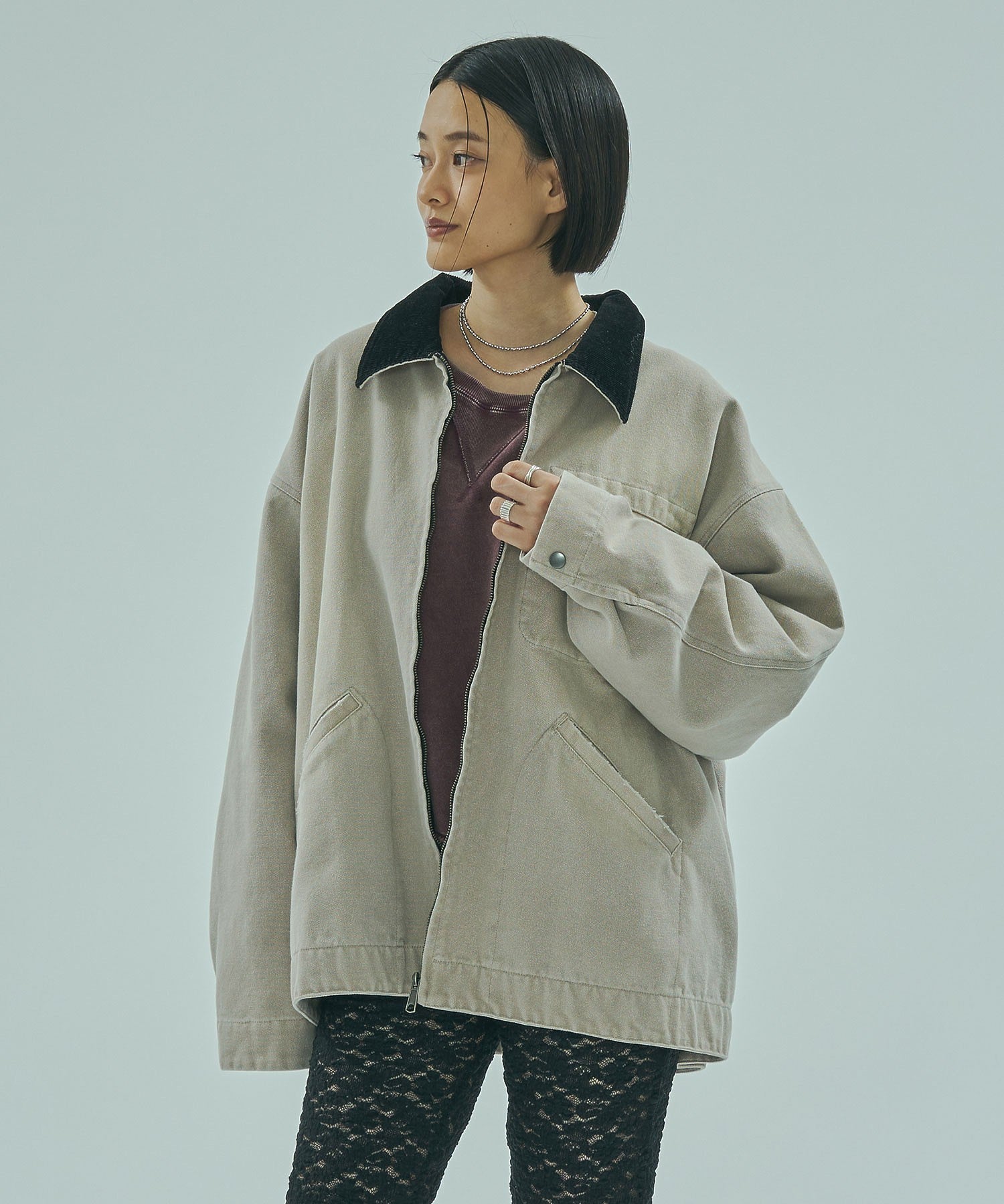 model:163cm 着用サイズ:ONE SIZE