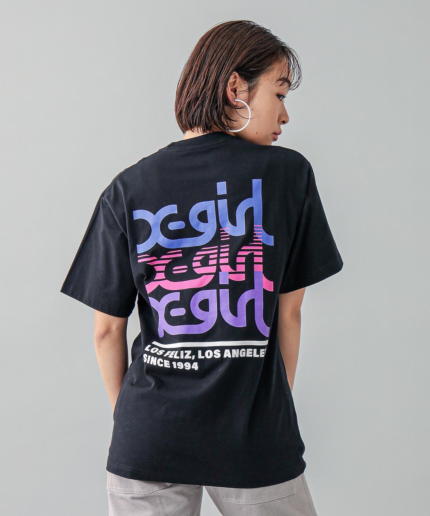 TRIPLE MILLS LOGO S/S TEE X-girl