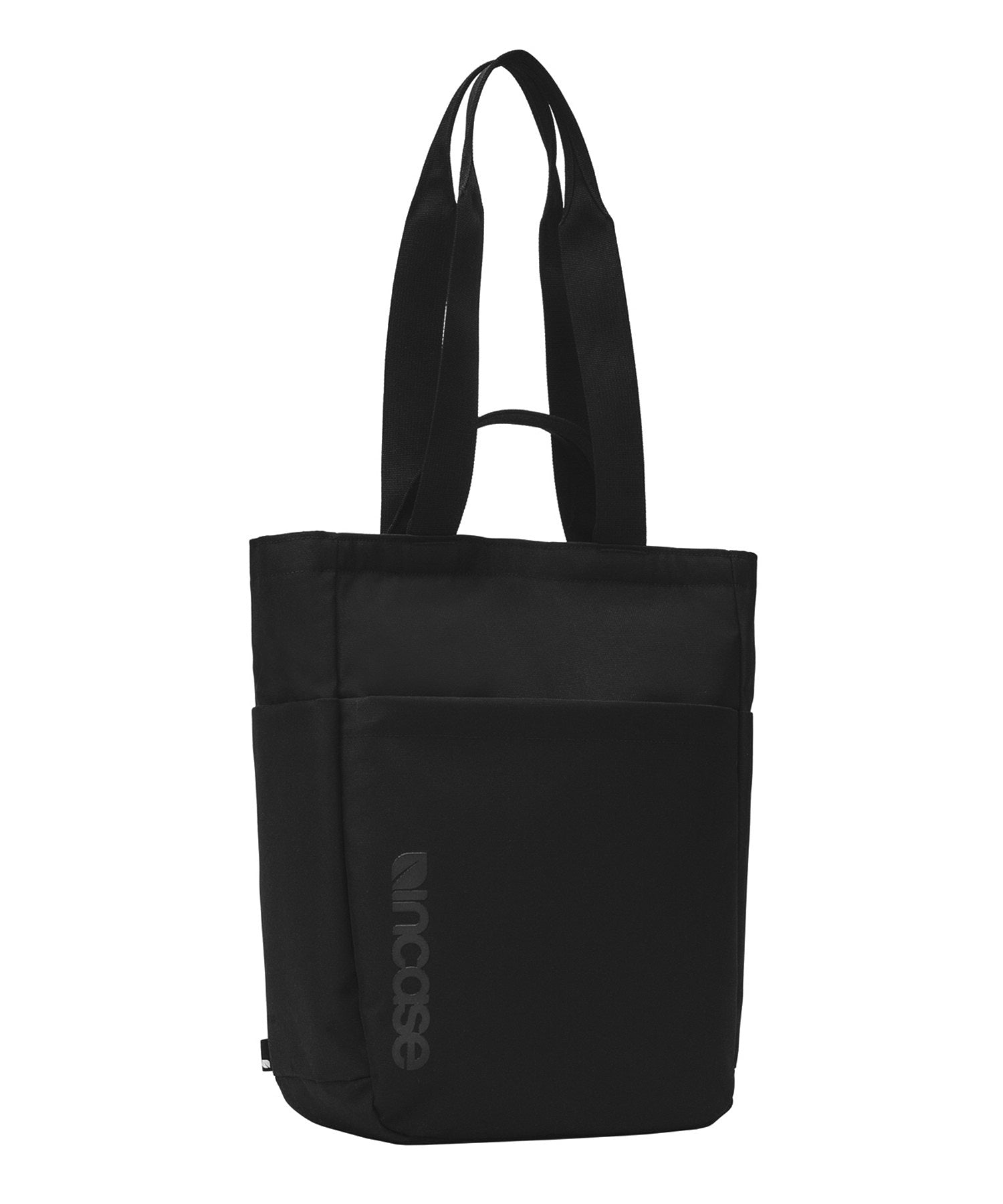 Grid 2-Way Tote Bag - Black