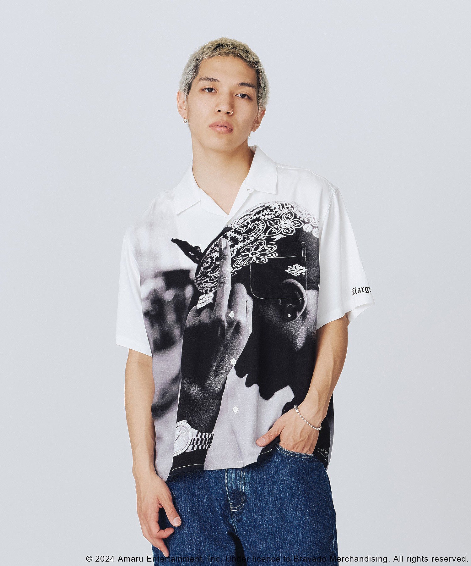 XLARGE×TUPAC S/S SHIRT