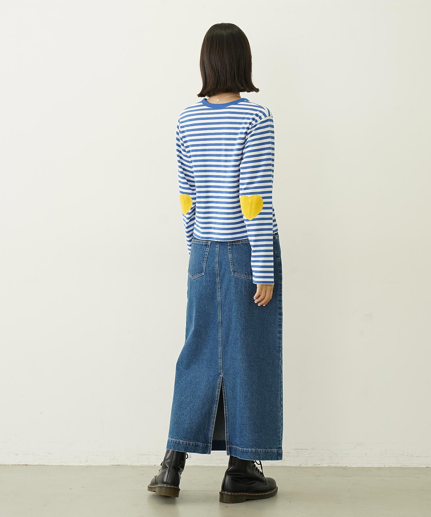 DENIM LONG SKIRT