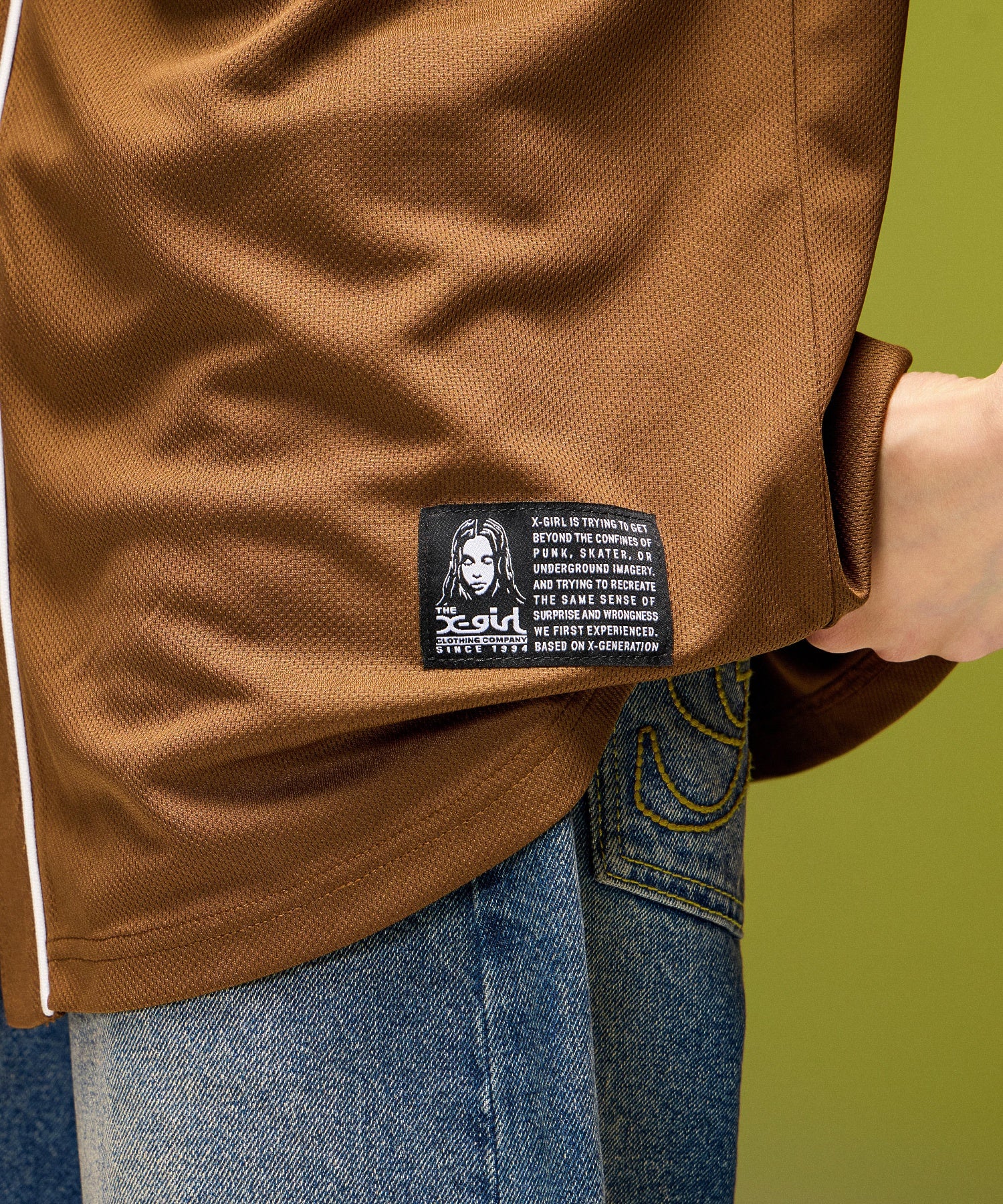LOGO PATCH BASEBALL SHIRT