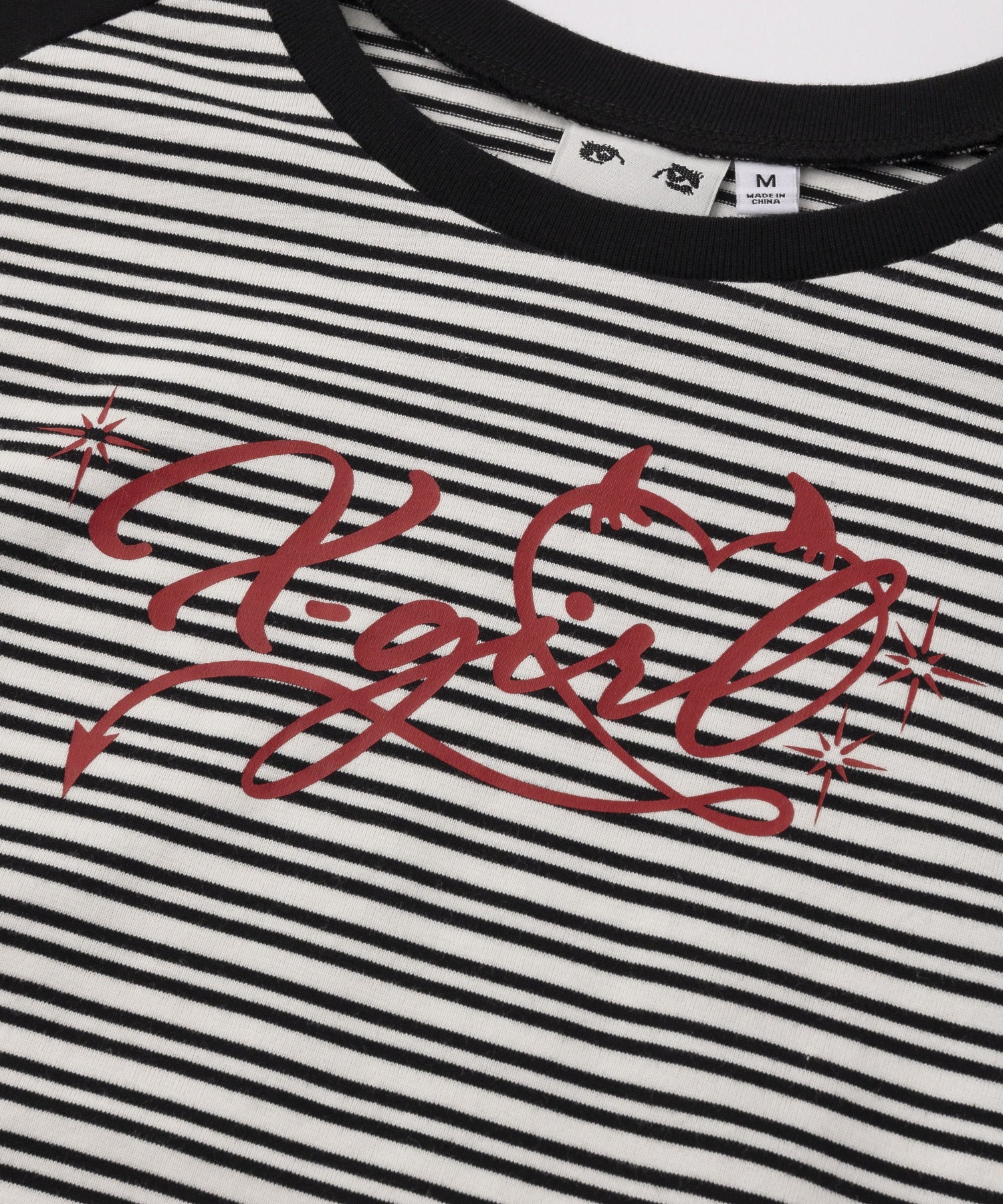 STRIPED RAGLAN BABY TEE