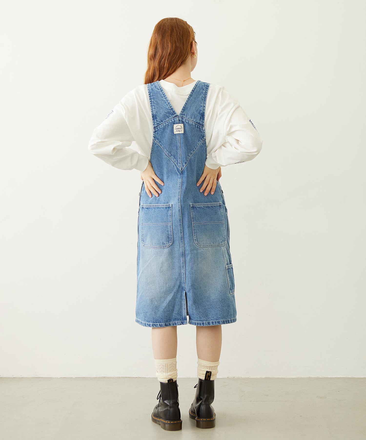 PATCH SALOPETTE SKIRT