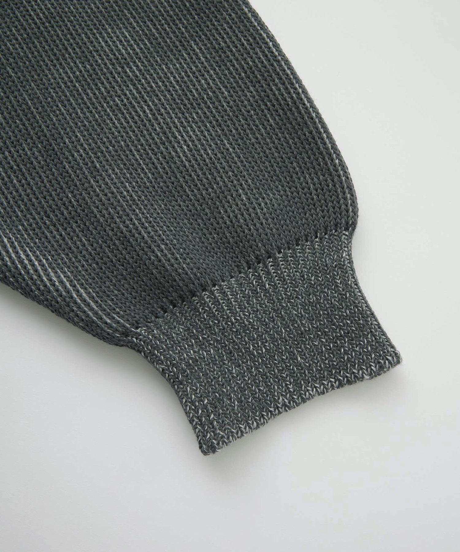 LOGO JACQUARD ZIP UP KNIT HOODIE