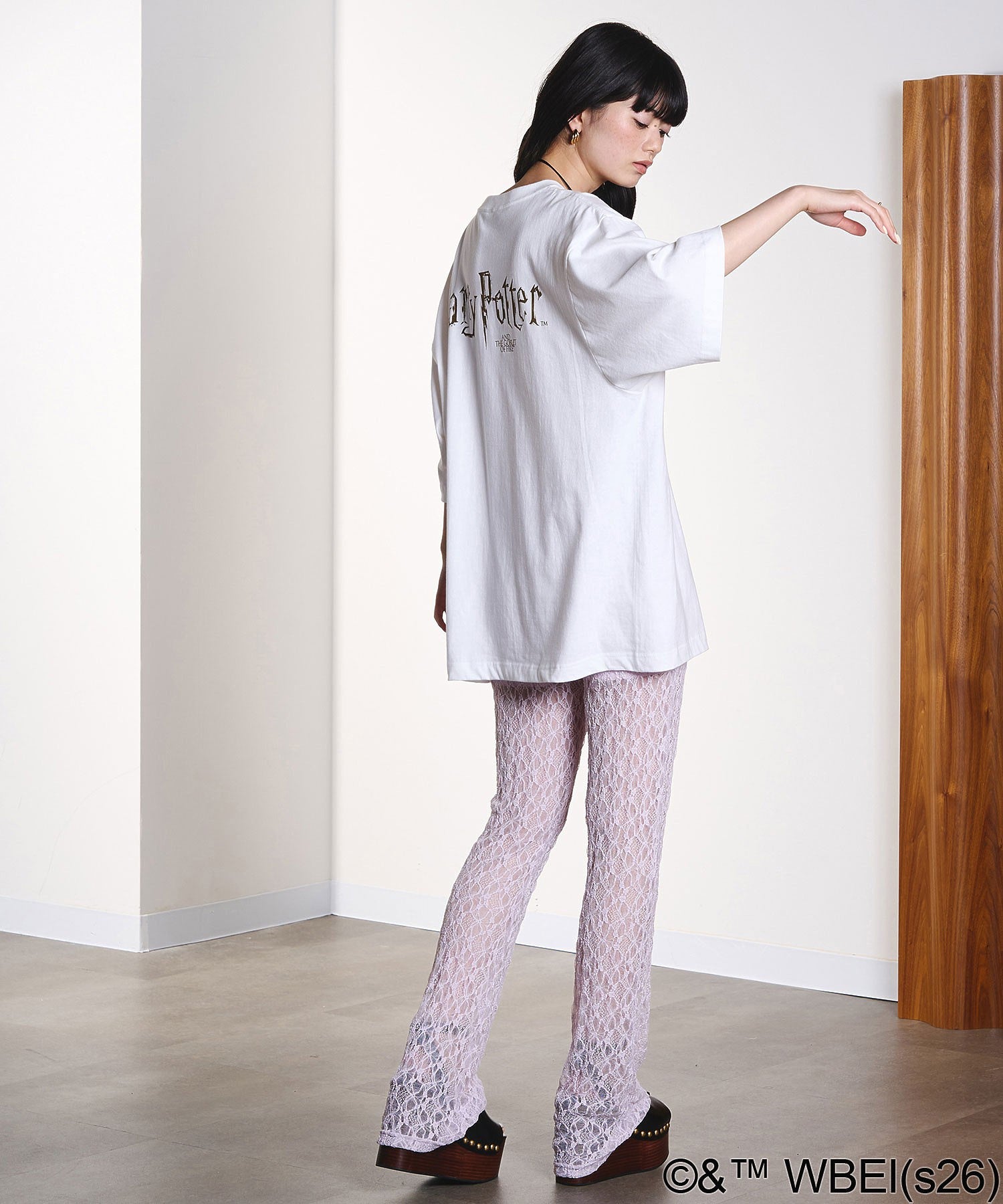 model:163cm 着用サイズ:L