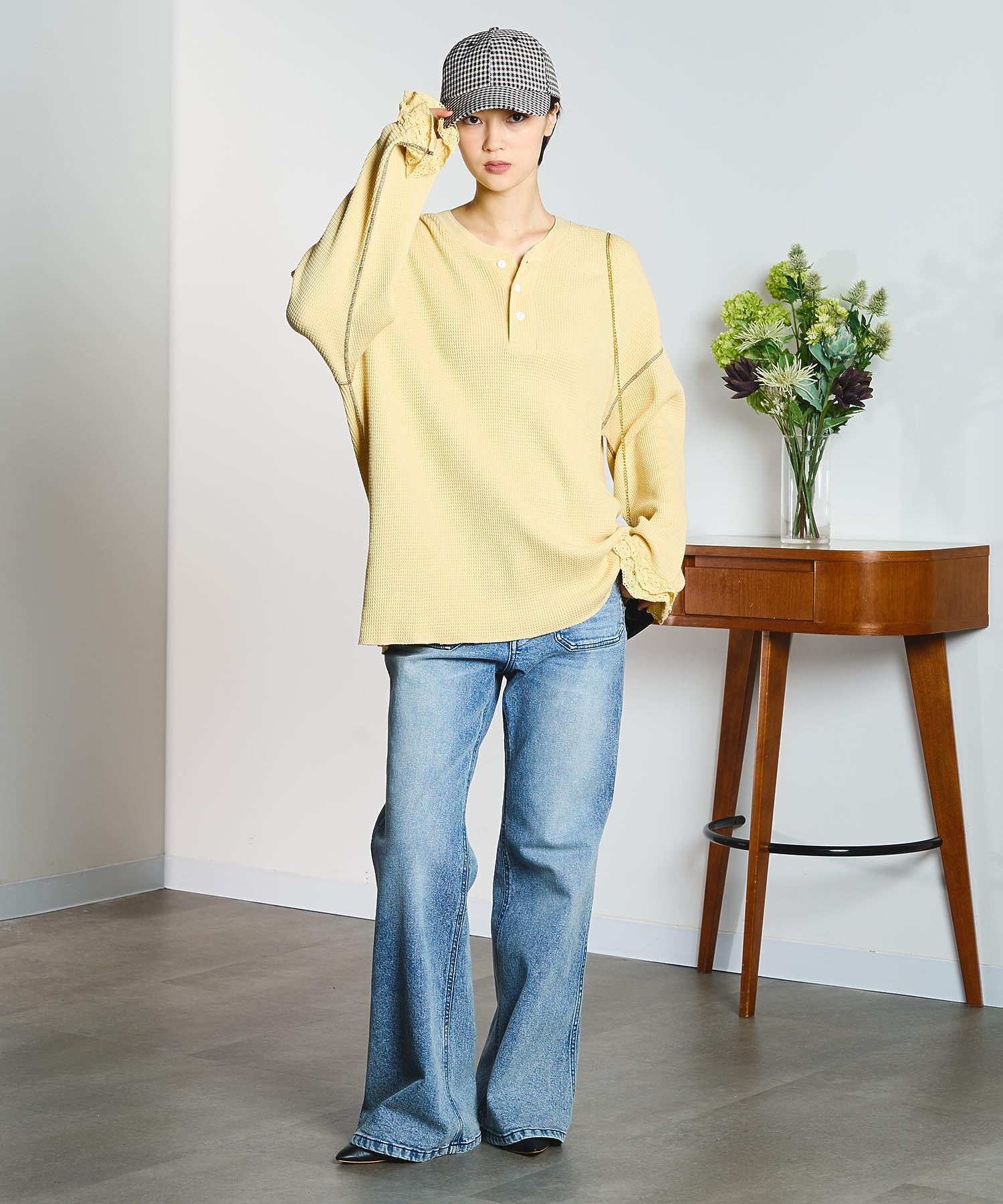 model:166cm 着用サイズ:M