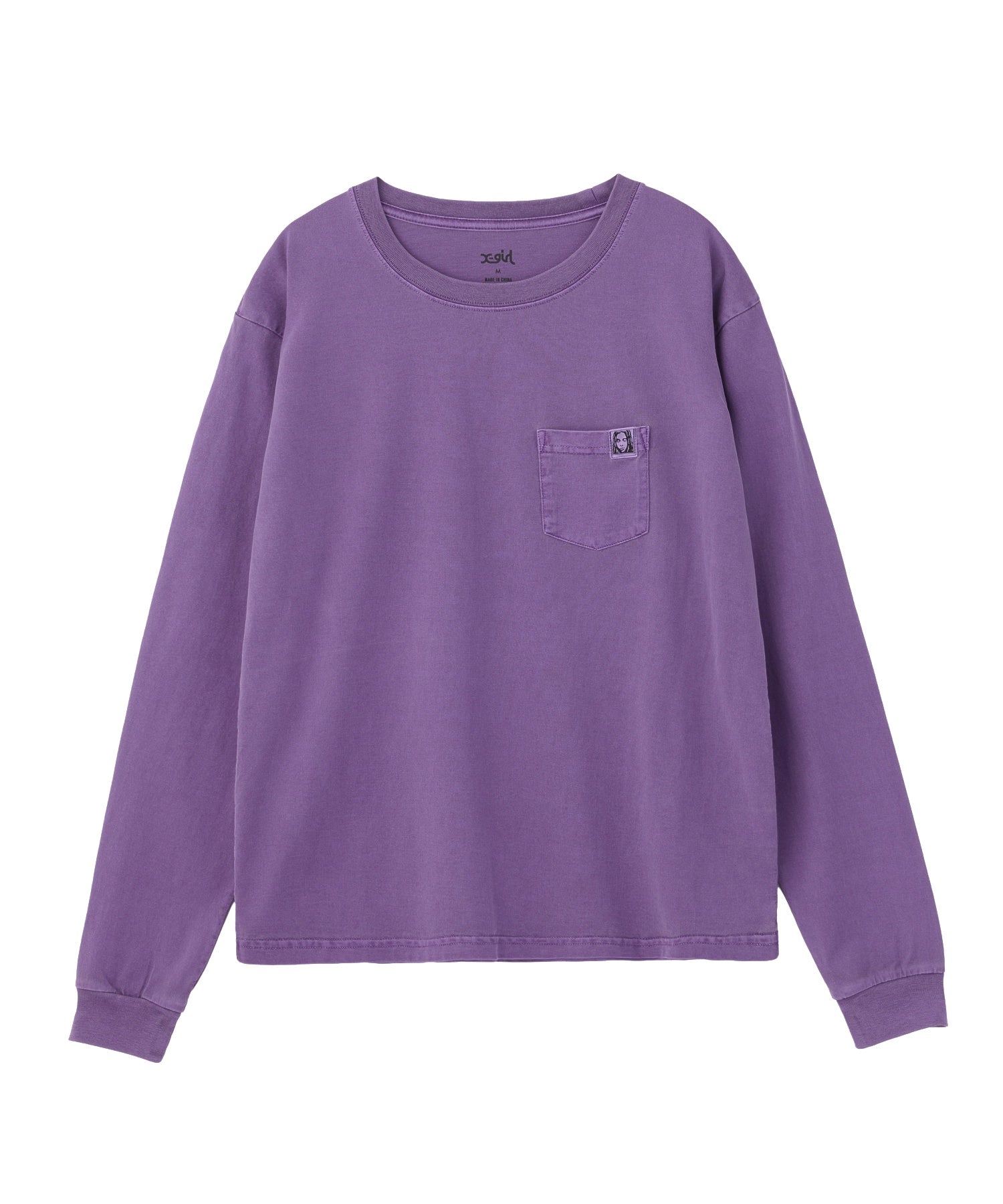 PIGMENT DYED POCKET L/S TEE