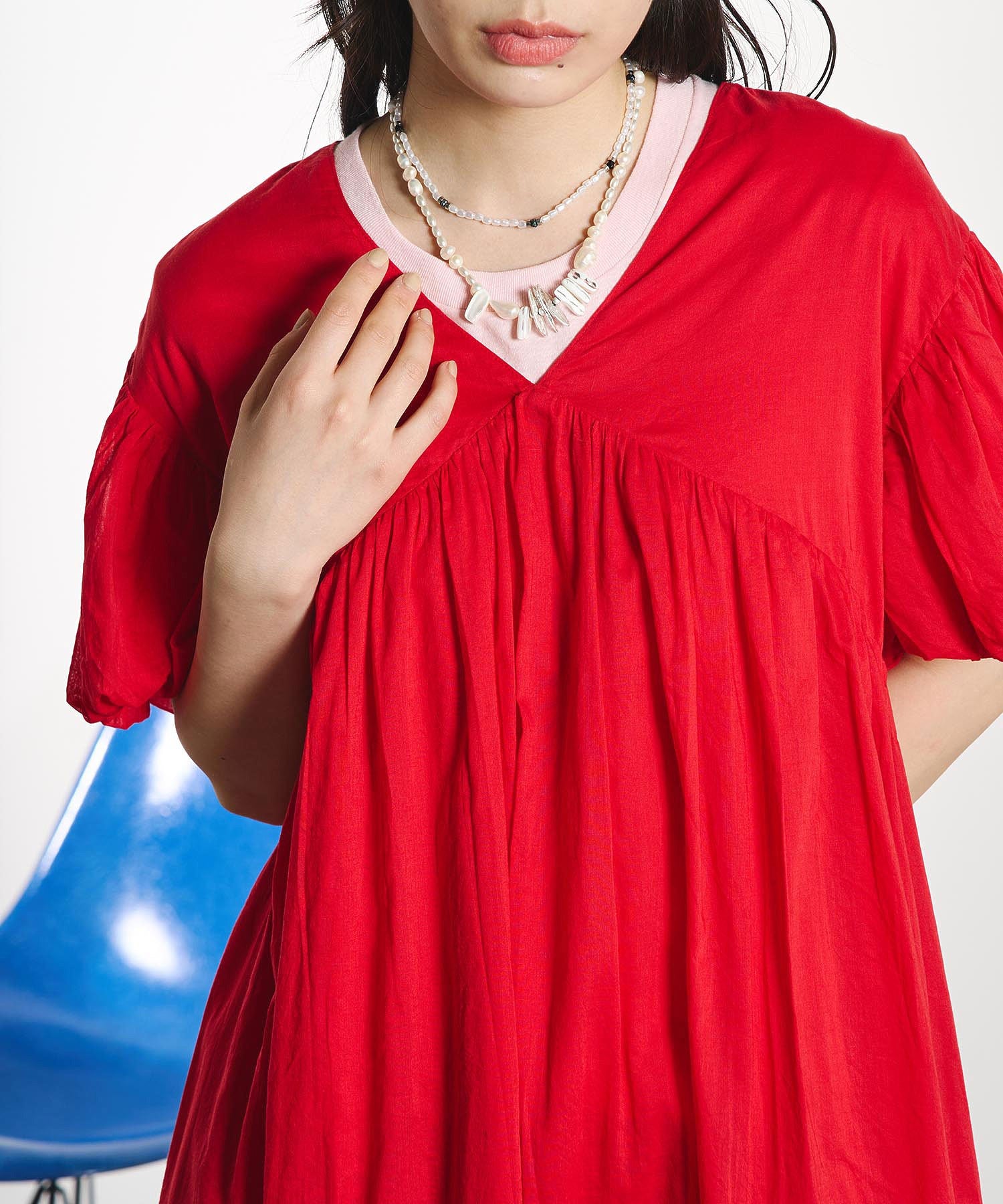 COTTON VOILE DRESS