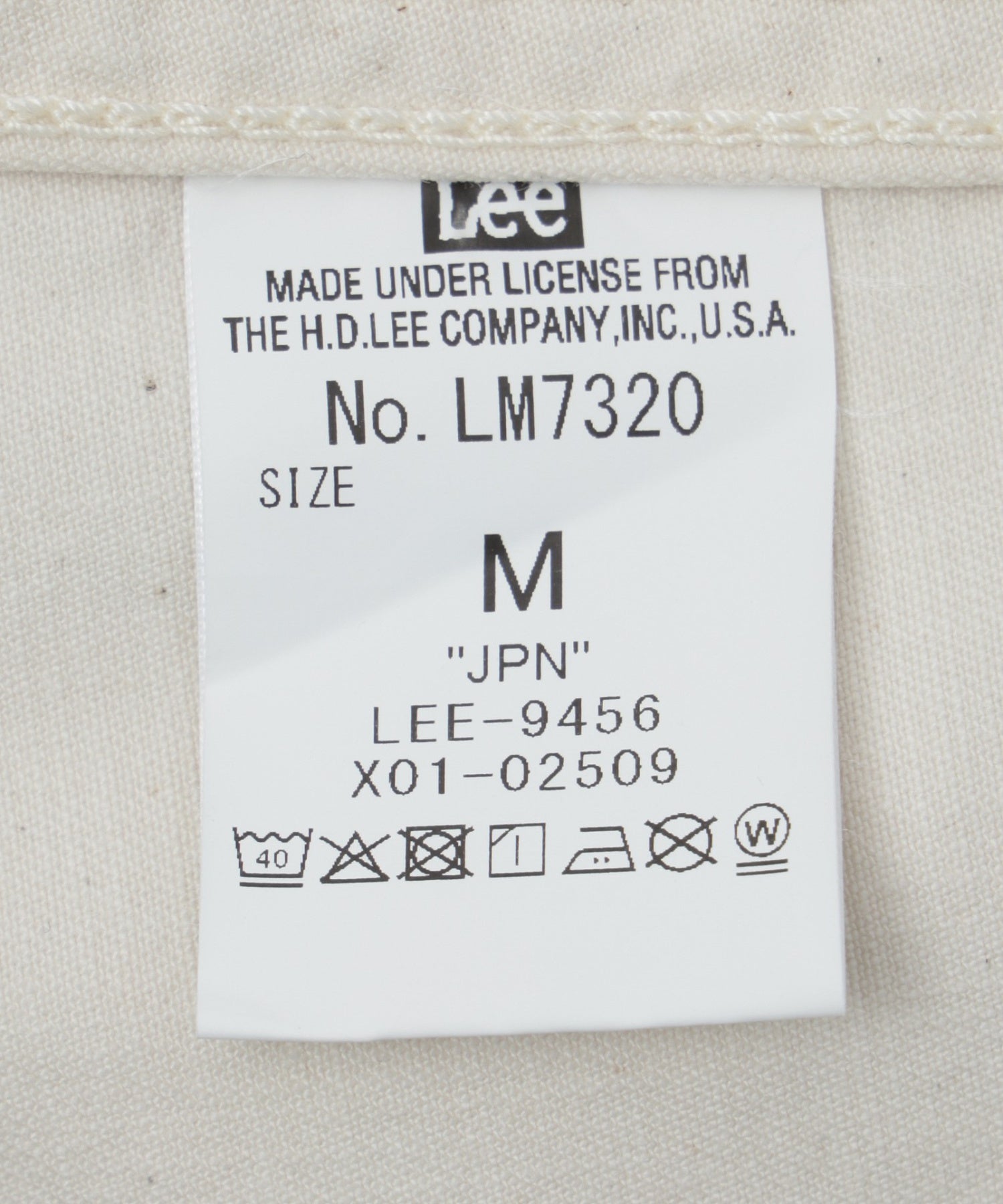 Lee/リー/VINTAGE LOGO JACKET LM7320