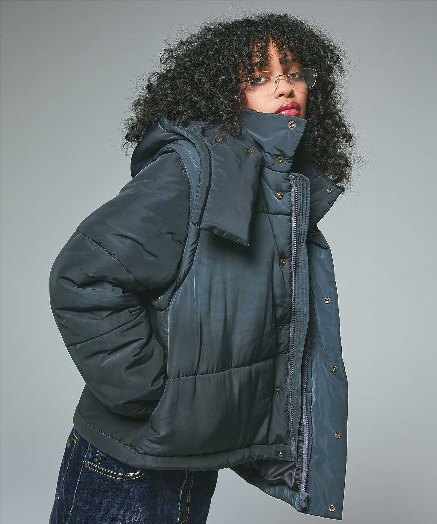 FADED 2WAY PADDED JACKET