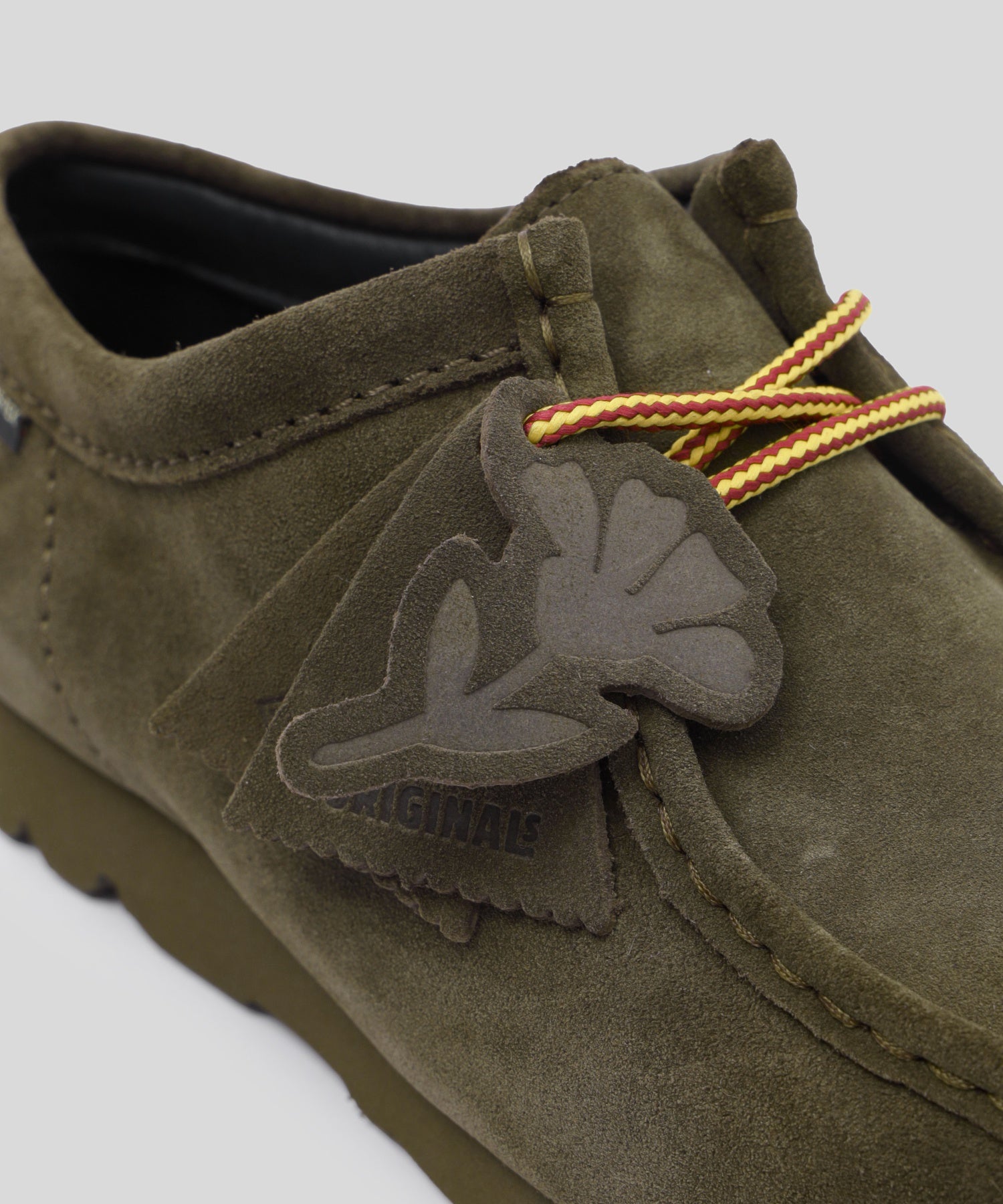 CLARKS/クラークス/WallabeeGTX Dark Olive Sde 26329289