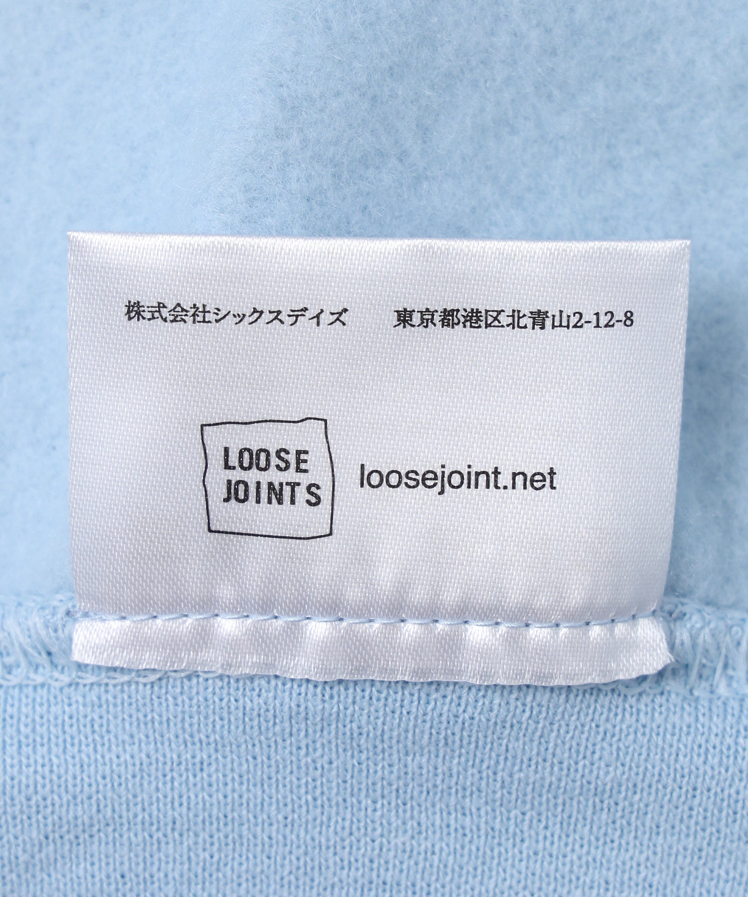 LOOSEJOINTS/ルーズジョインツ/NAKED LUNCH CREW NECK LF26FL002KO BLUE