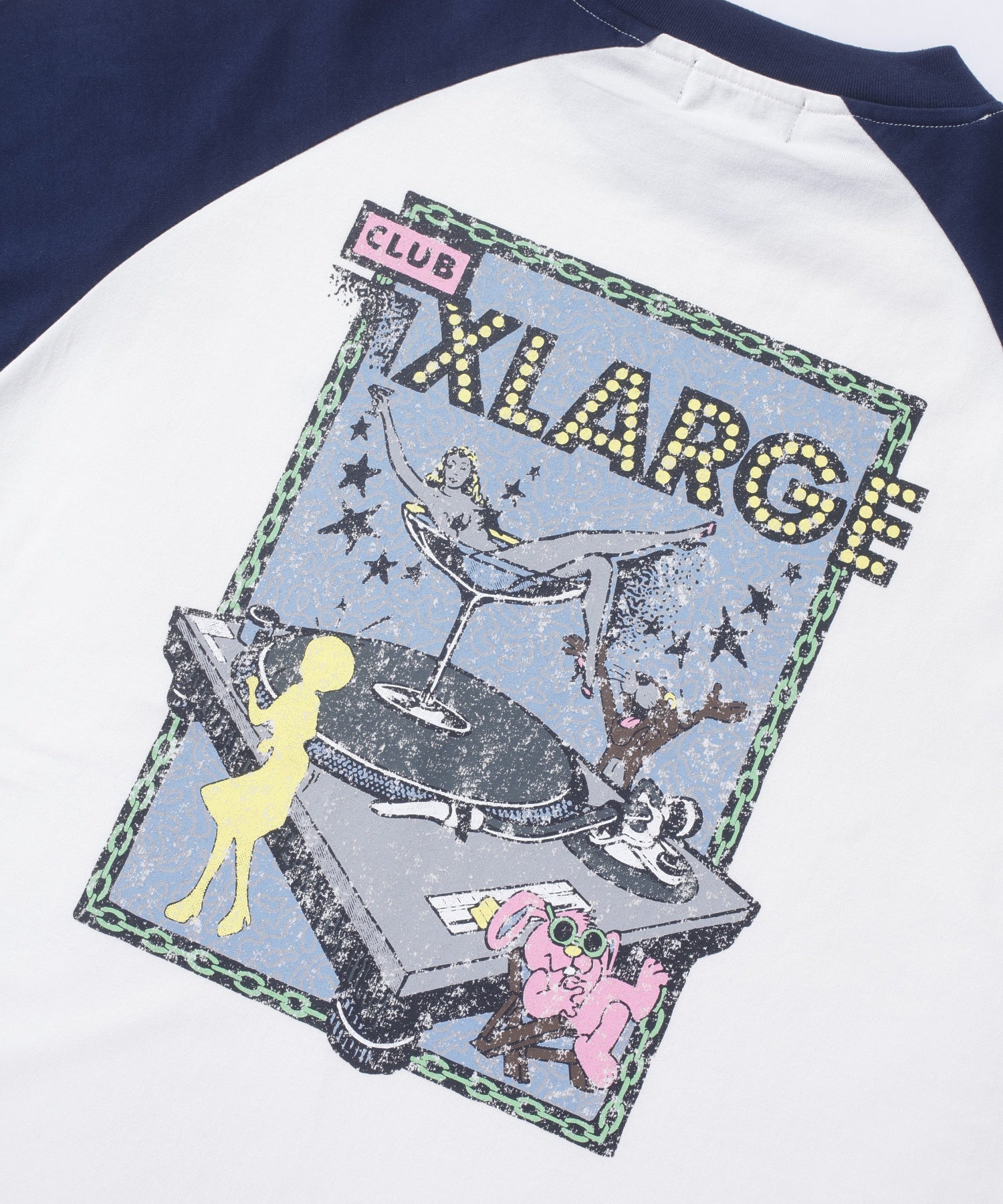 XLARGE CLUB RAGLAN L/S TEE