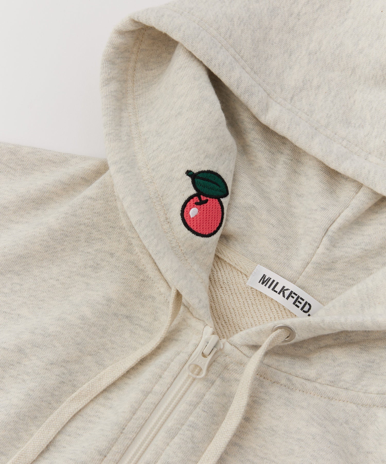 CHERRY COLLEGE LOGO ZIP UP HOODIE