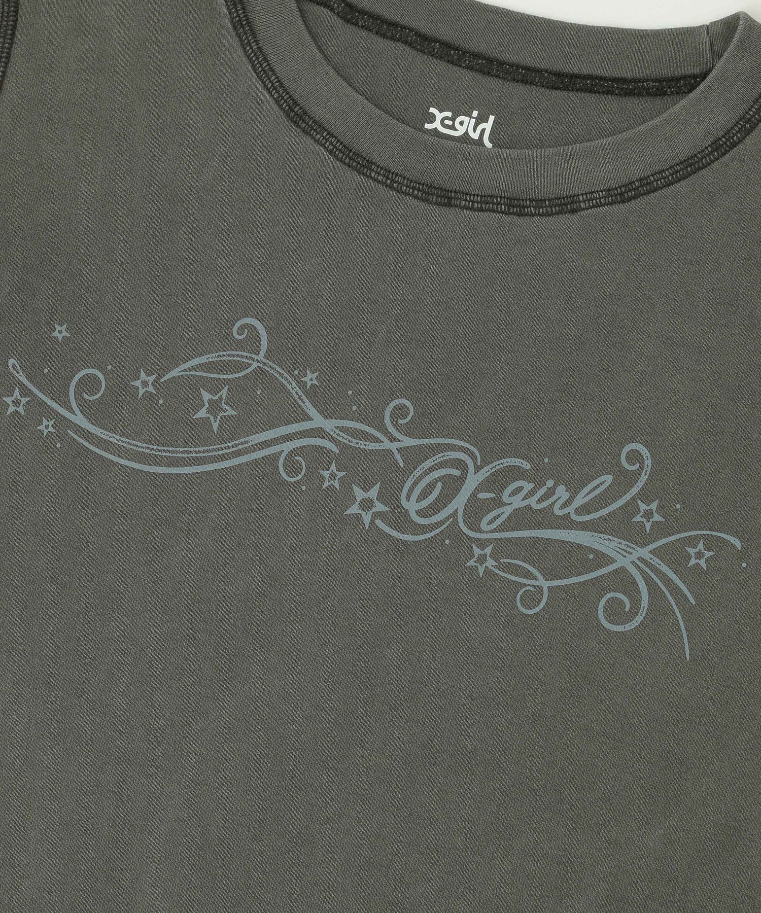 ORNAMENT LINE LOGO S/S BABY TEE