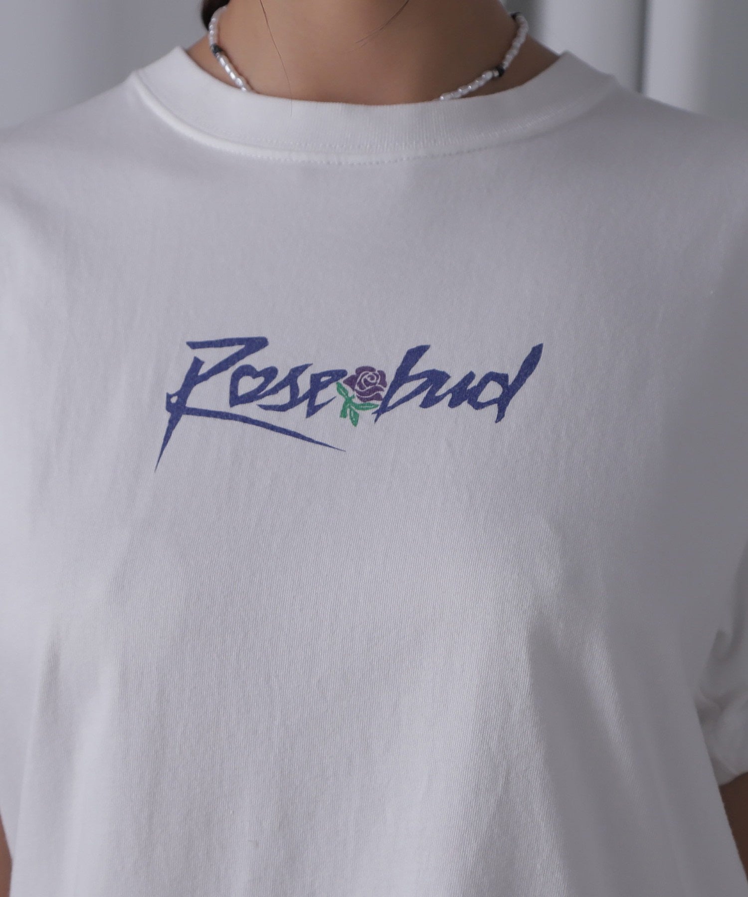 purple ROSE Tシャツ