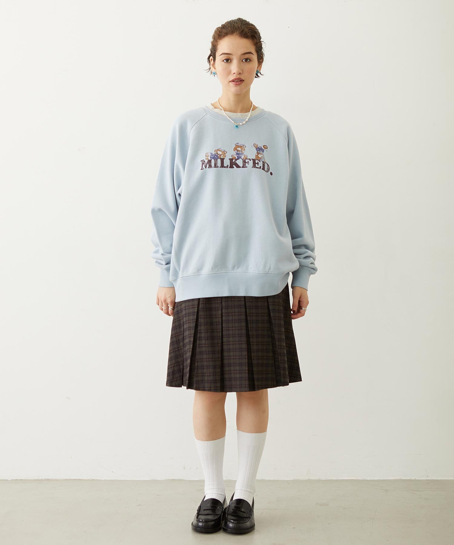 M.FEDDY DOUBLE COLLAR SWEAT TOP
