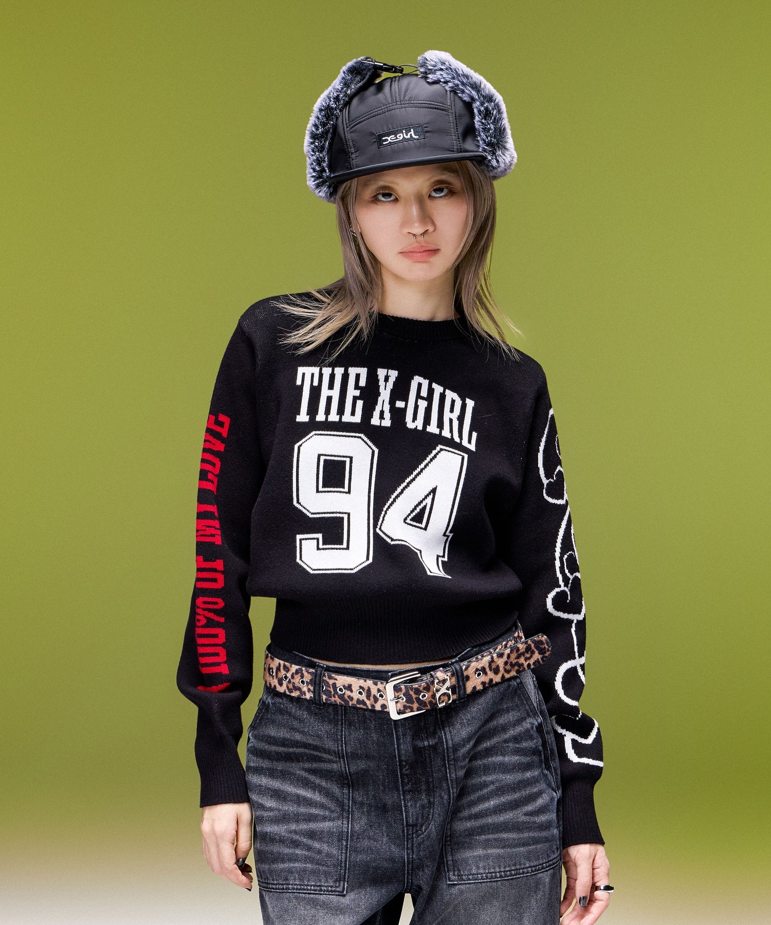 BOX LOGO EMBROIDERED DOG EAR JET CAP