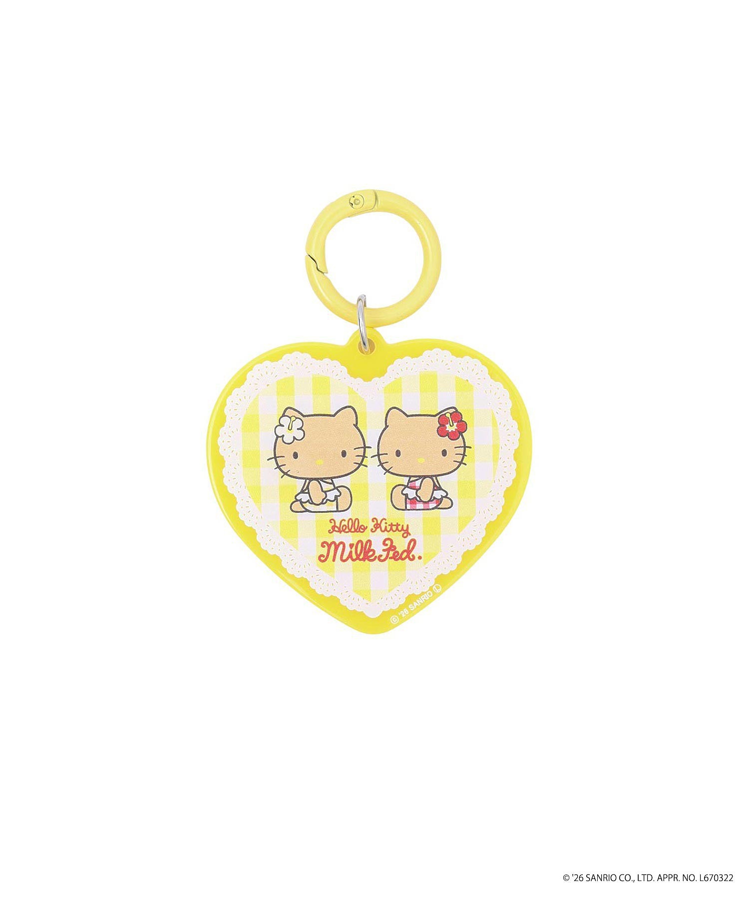 MILKFED. × HELLO KITTY SUN-KISSED F2F KEYCHAIN