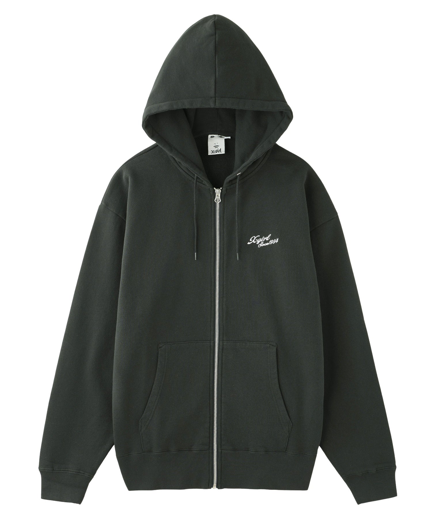FACE BOX PATCH ZIP UP SWEAT HOODIE