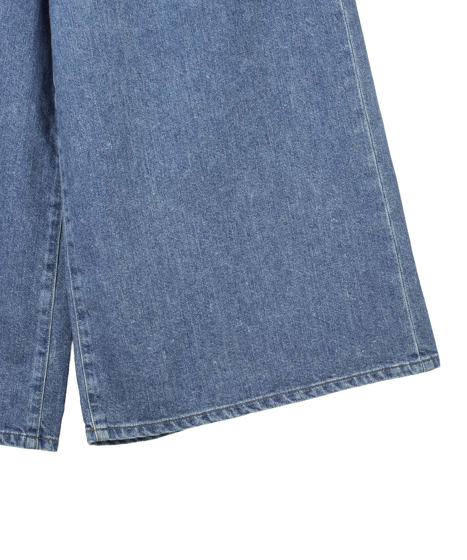 AUTHEN/SILKNIZED DENIM WIDE CROPPED PANT