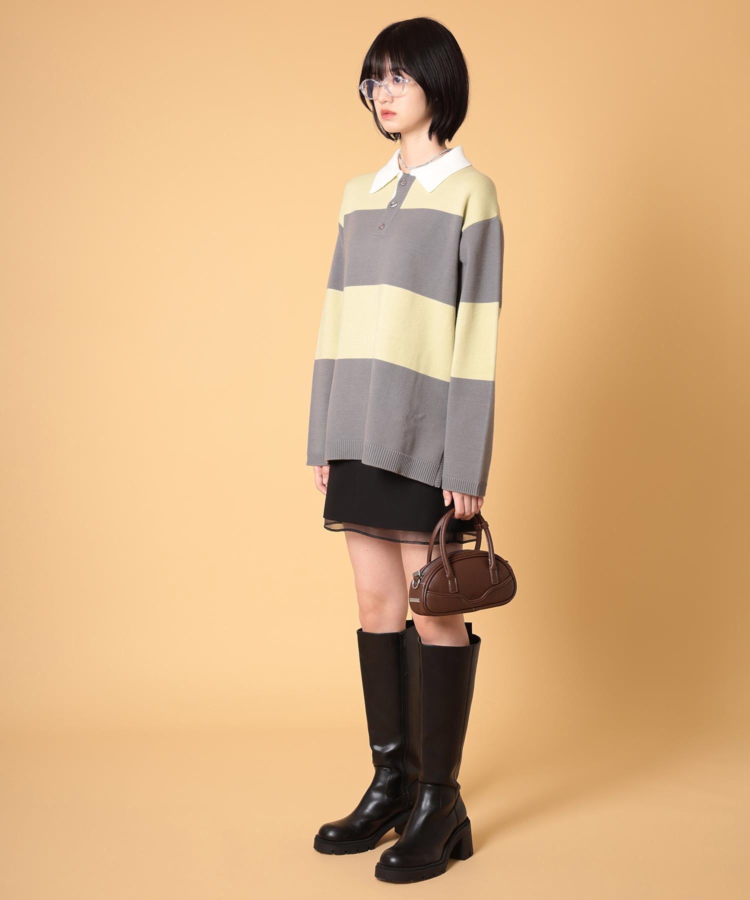 ラガーニットプルオーバー
