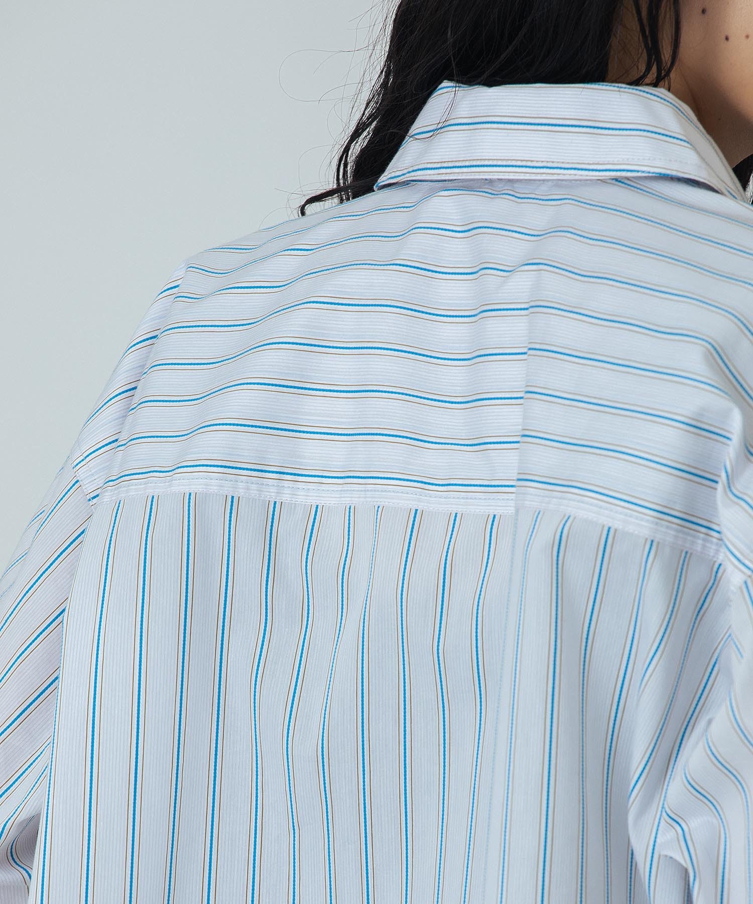 CREOLME/STRIPE L/S SHIRT