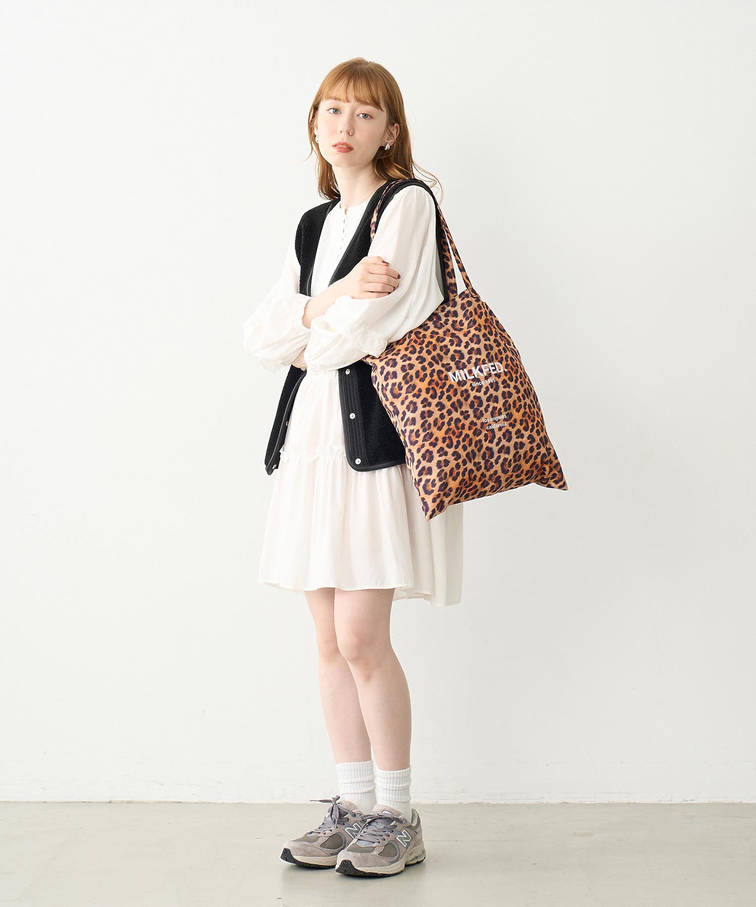 LEOPARD FLAT TOTE