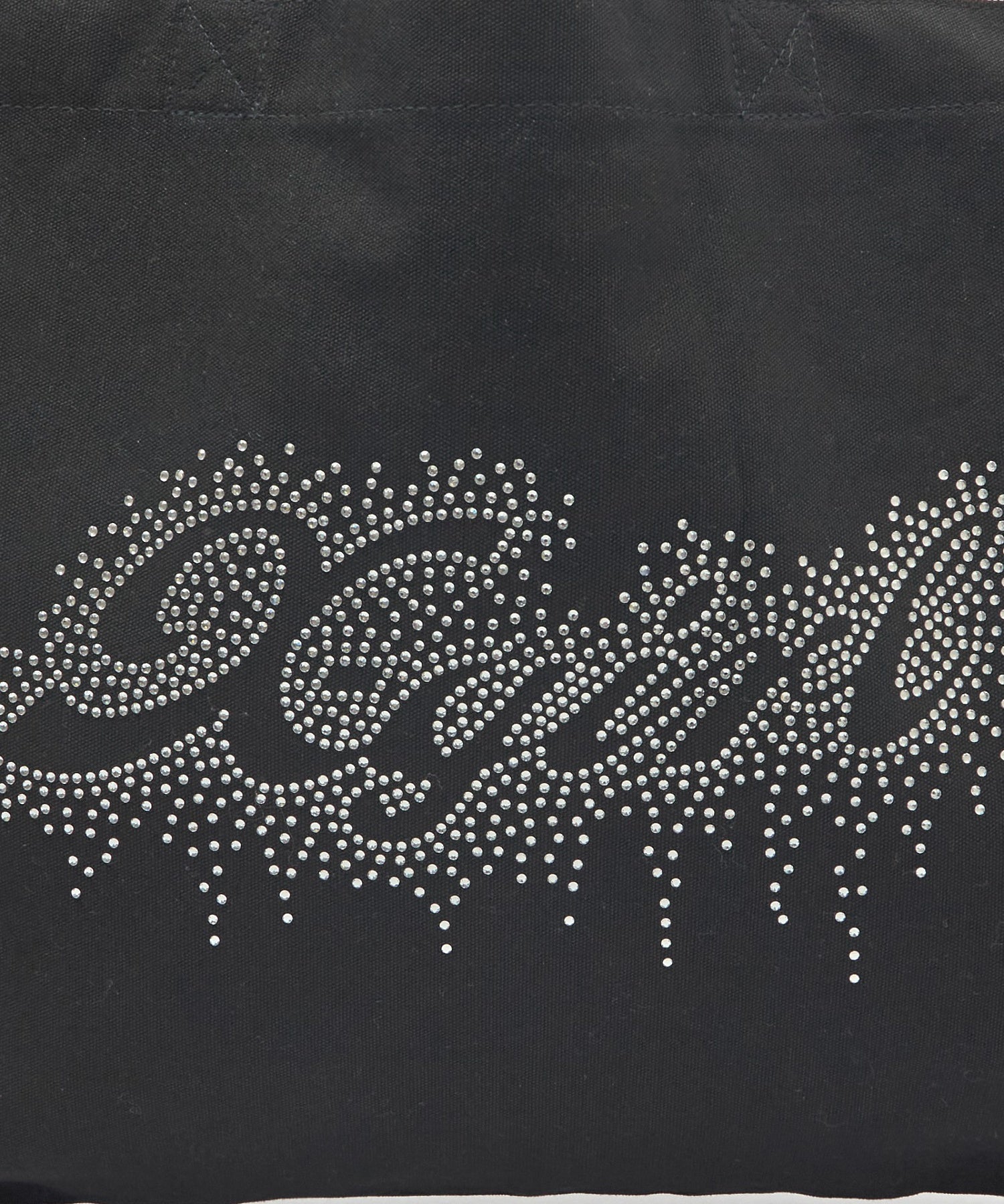 RHINESTONE LOGO BIG TOTE BAG