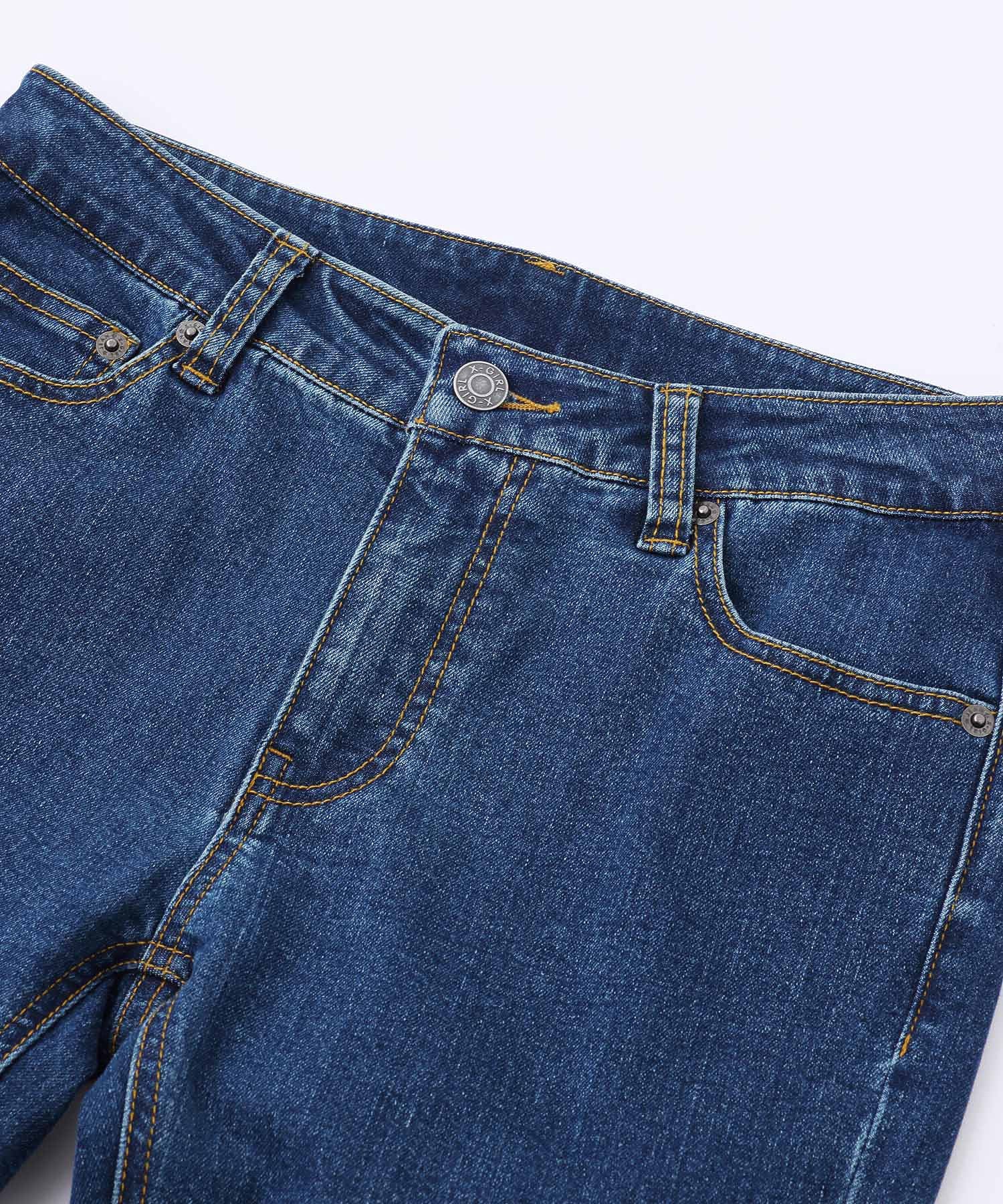LOW RISE SKINNY STRAIGHT LEG PANTS X-girl