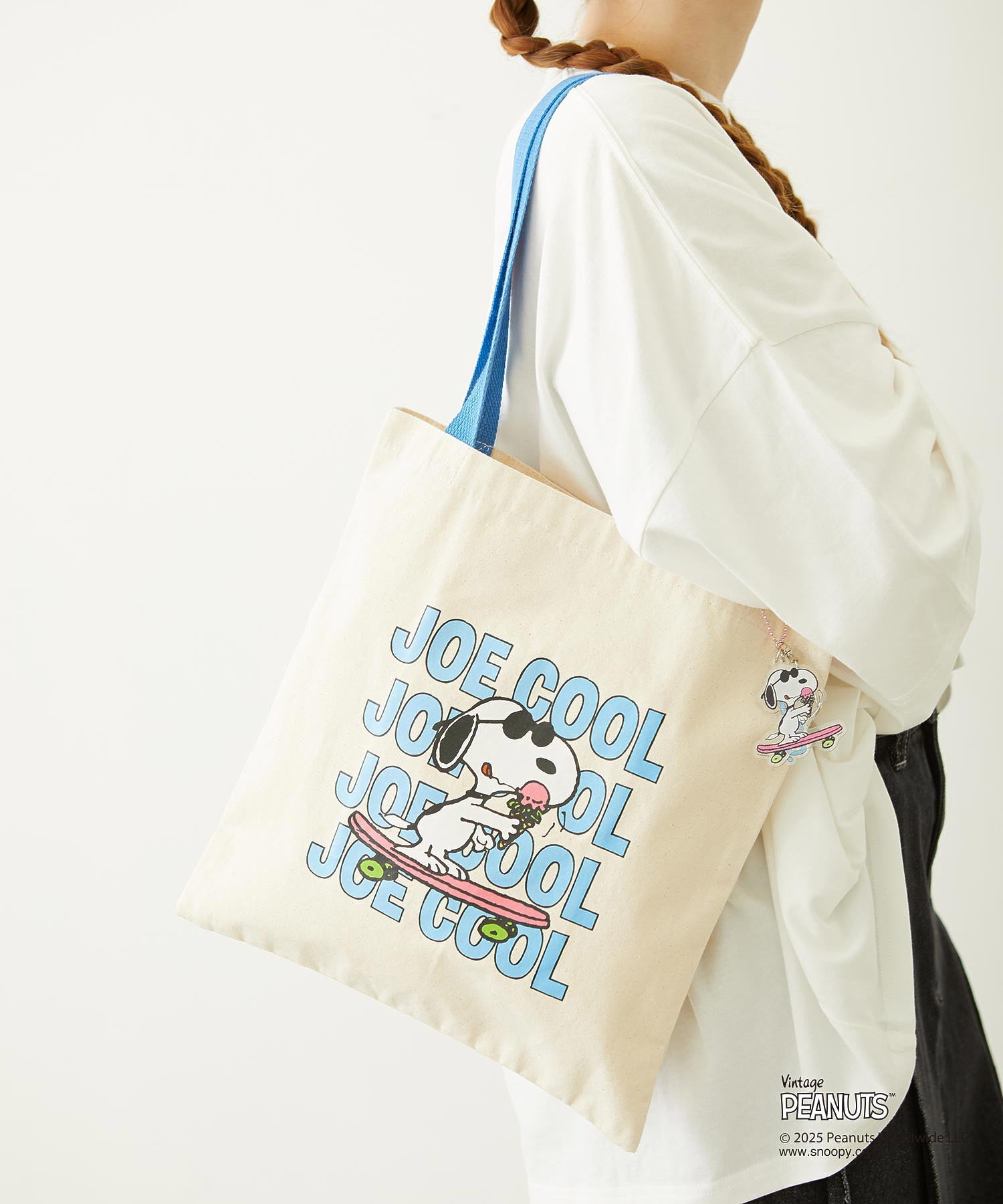 MILKFED. × PEANUTS JOE COOL FLAT TOTE