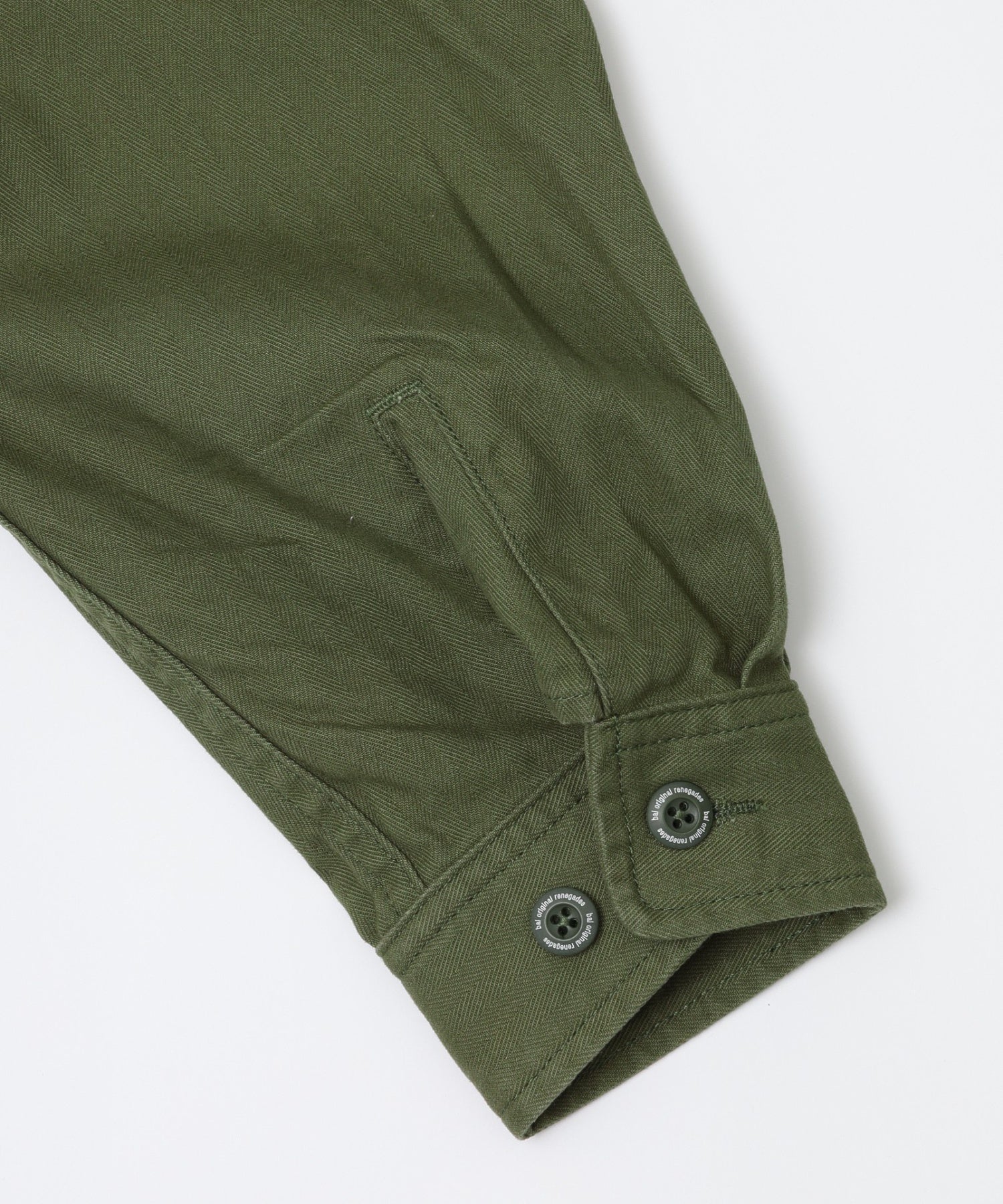 BAL/バル/CREW HERRINGBONE OVER SHIRT BAL-2186