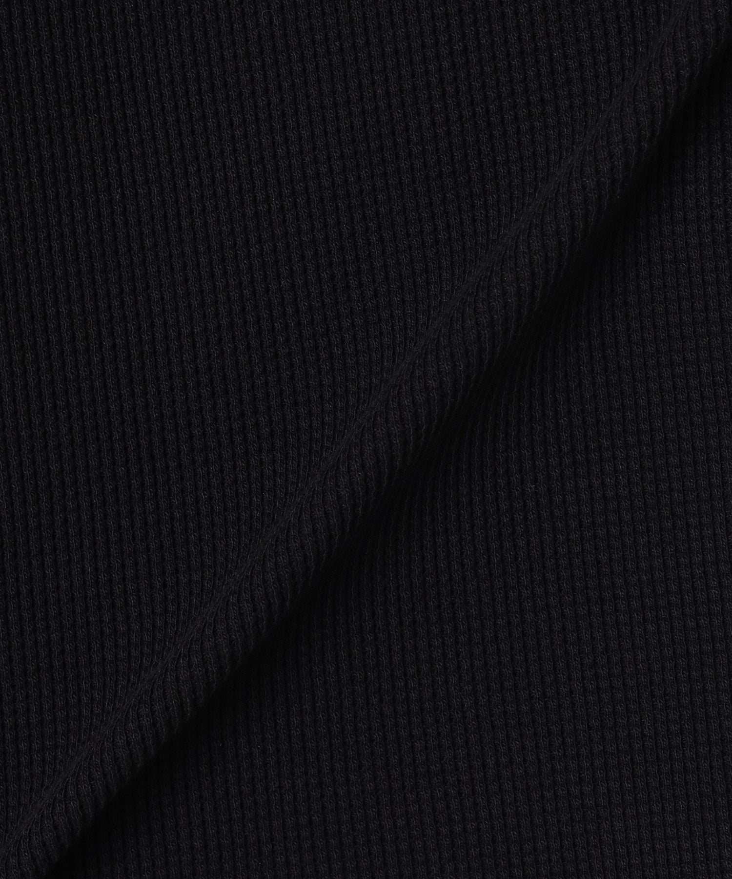 BOILER ROOM/ボイラールーム/WAFFLE LONG SLEEVE AW25LS01BLK