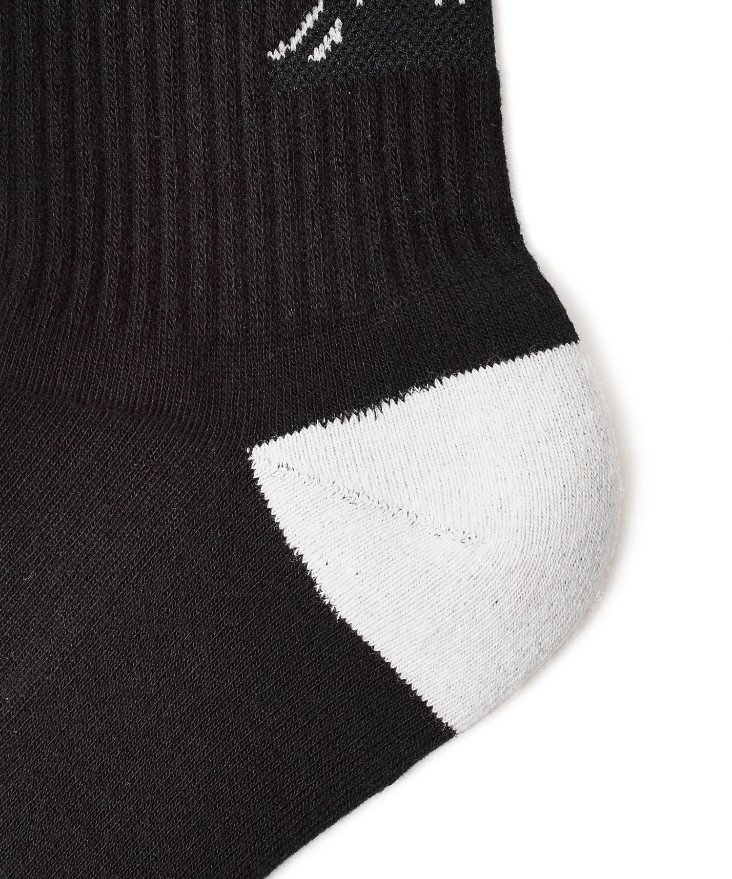 FACE JACQUARD RIBBED SOCKS