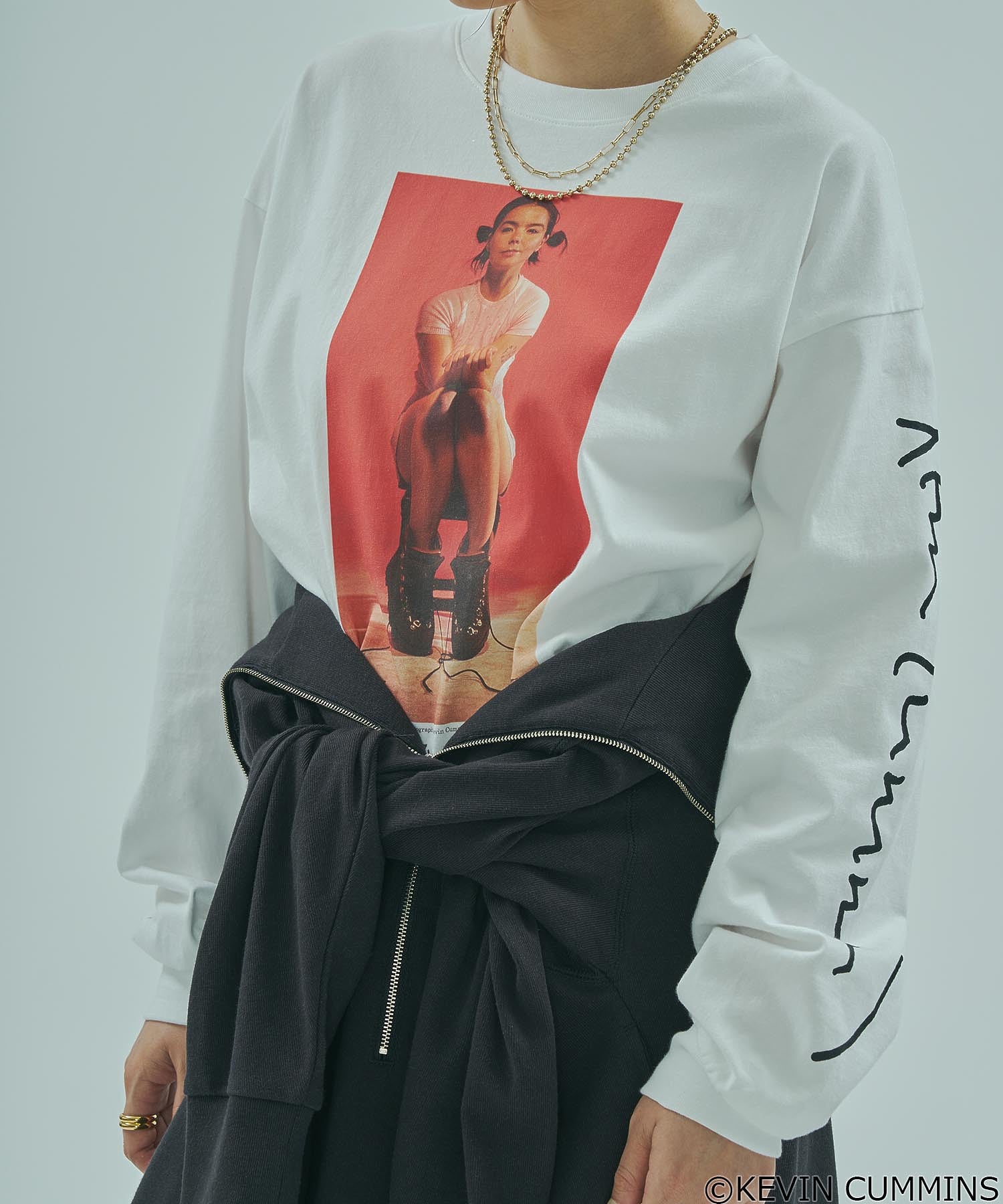 CREOLME/KEVIN CUMMINS PHOTO L/S TEE