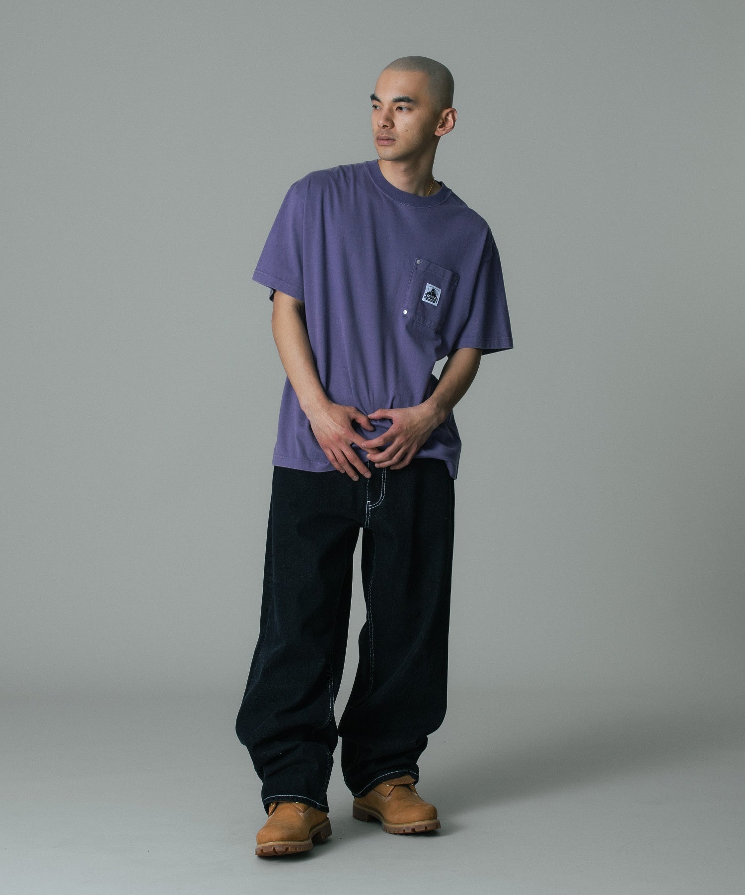 EMBROIDERED DENIM PANTS