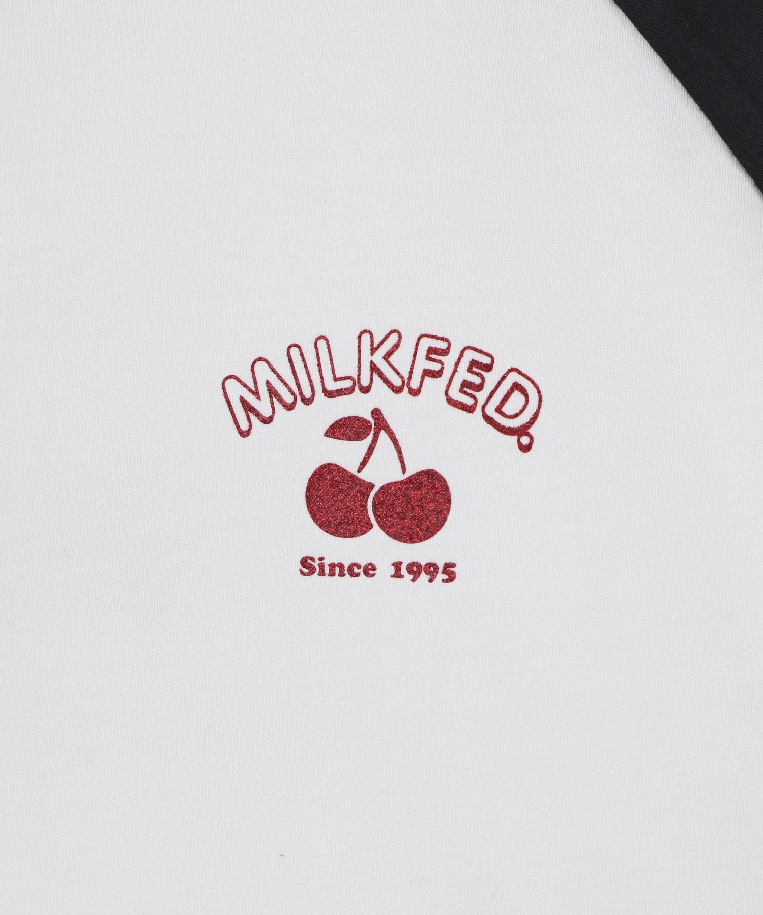 ROUND LOGO GLITTER CHERRY B/B TEE