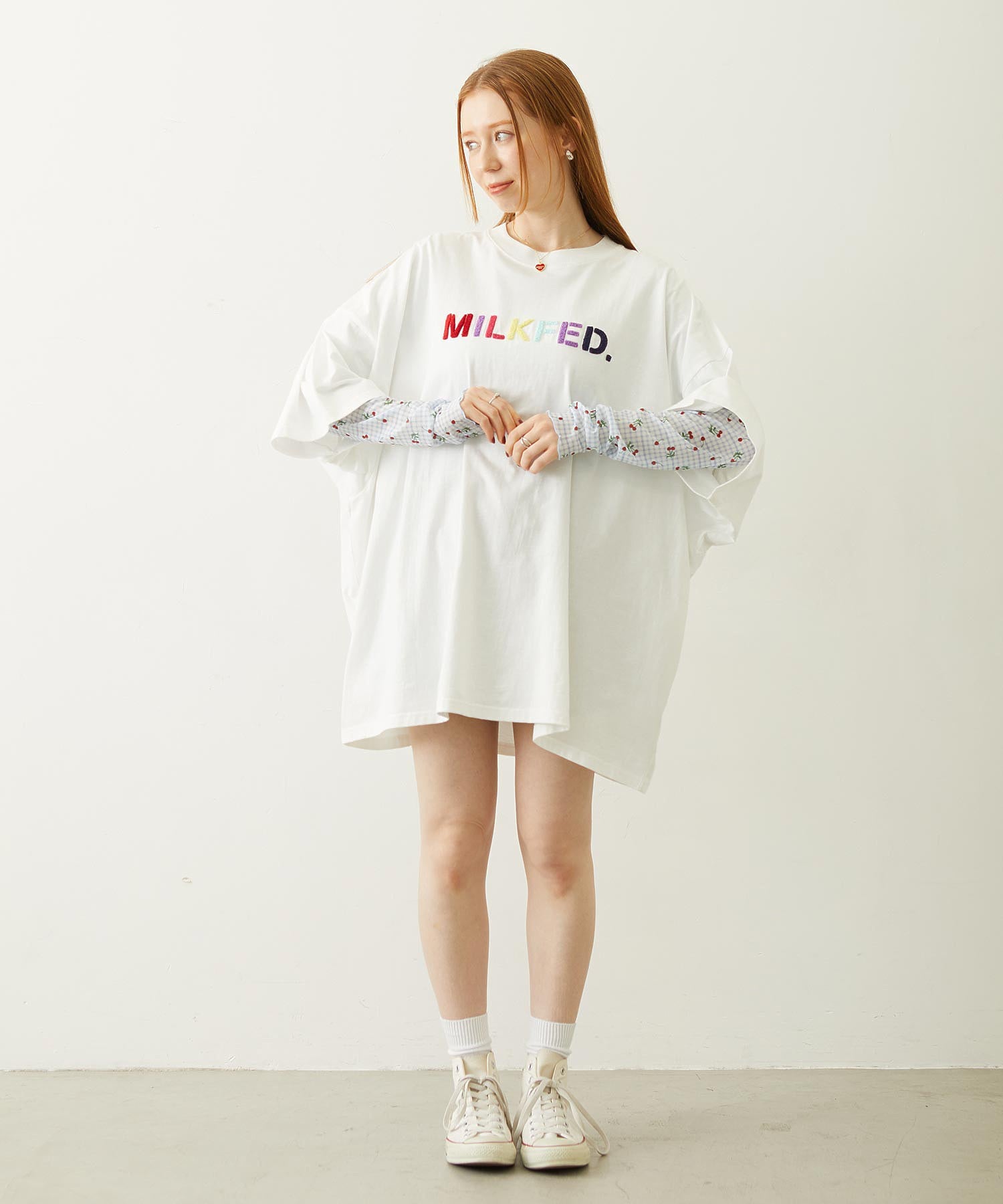 STENCIL SAGARA EMBROIDERY S/S TEE