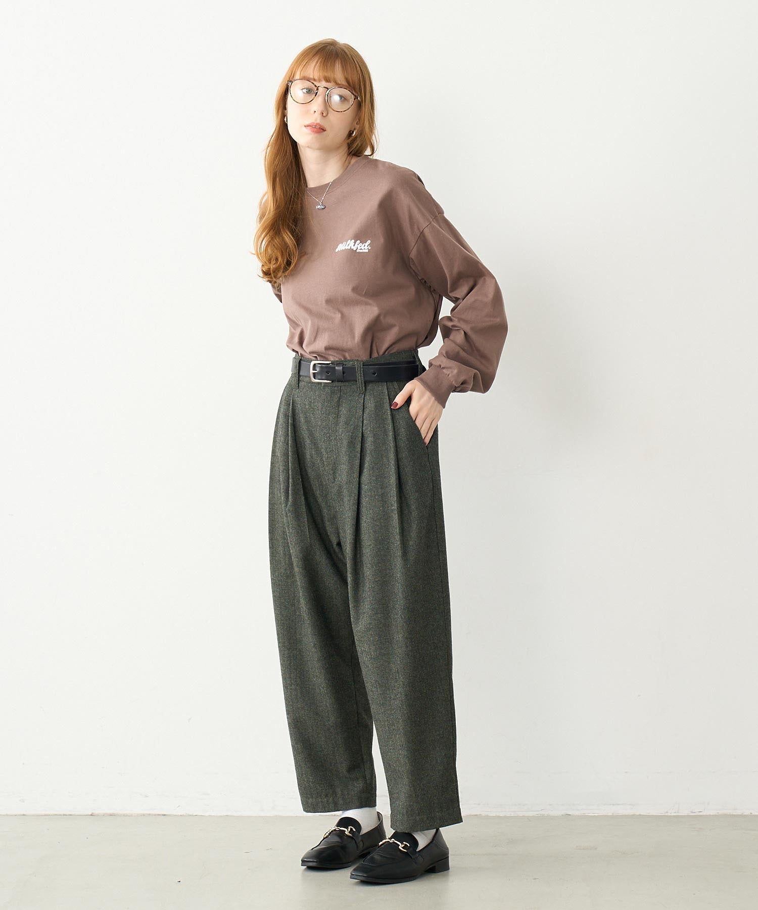 TAPERED CROPPED PANTS