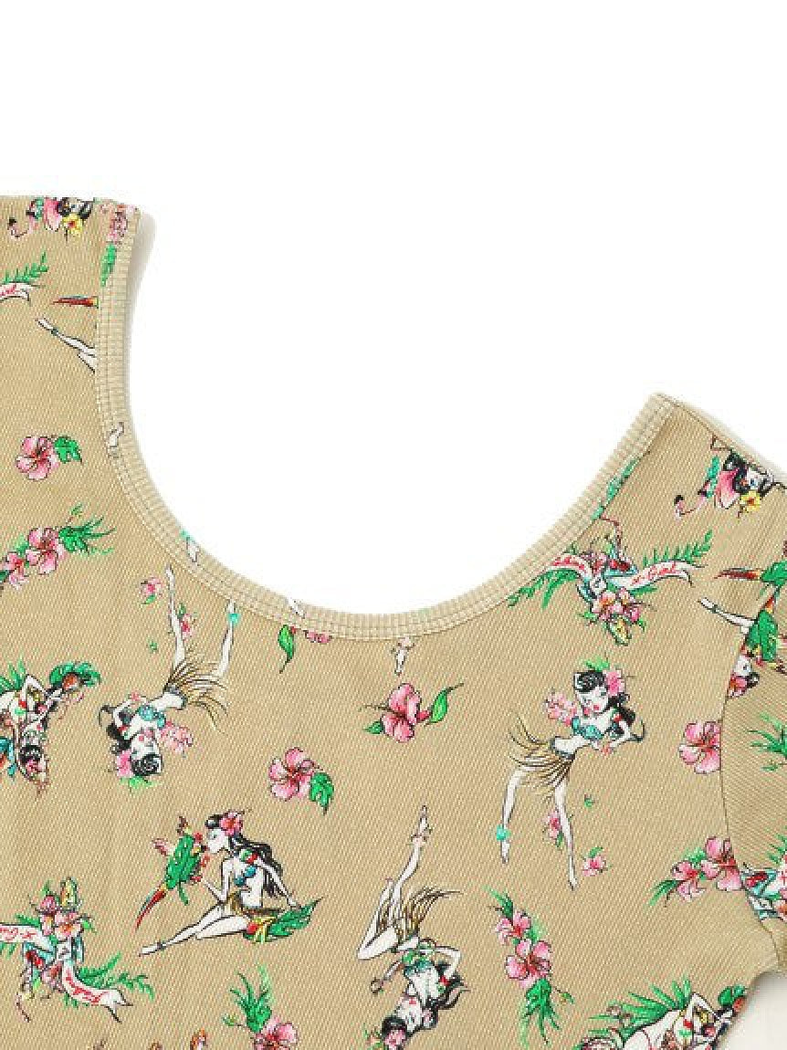 X-girl × FALINE ALOHA GIRL S/S DRESS