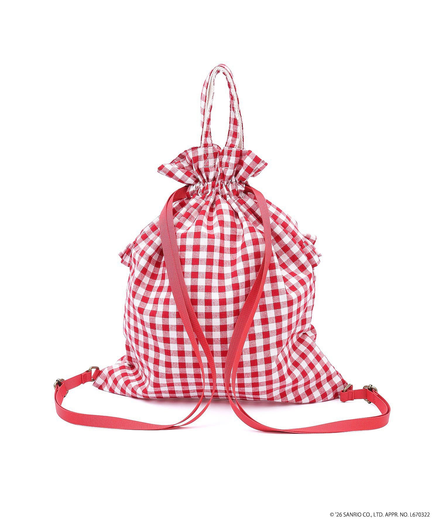 MILKFED. × HELLO KITTY SUN-KISSED F2F DRAWSTRING BAG