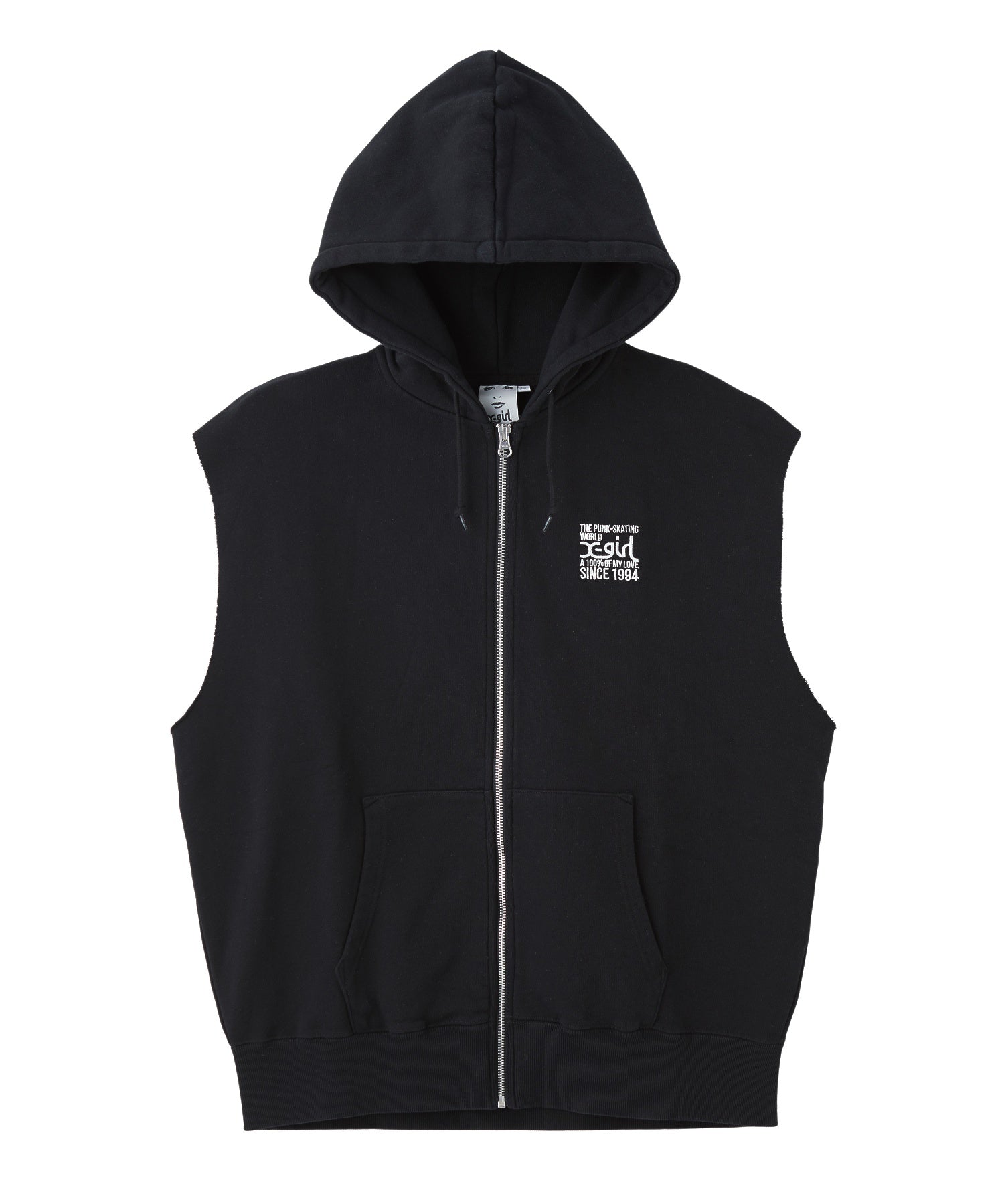SIGNBOARD LOGO ZIP UP SWEAT VEST