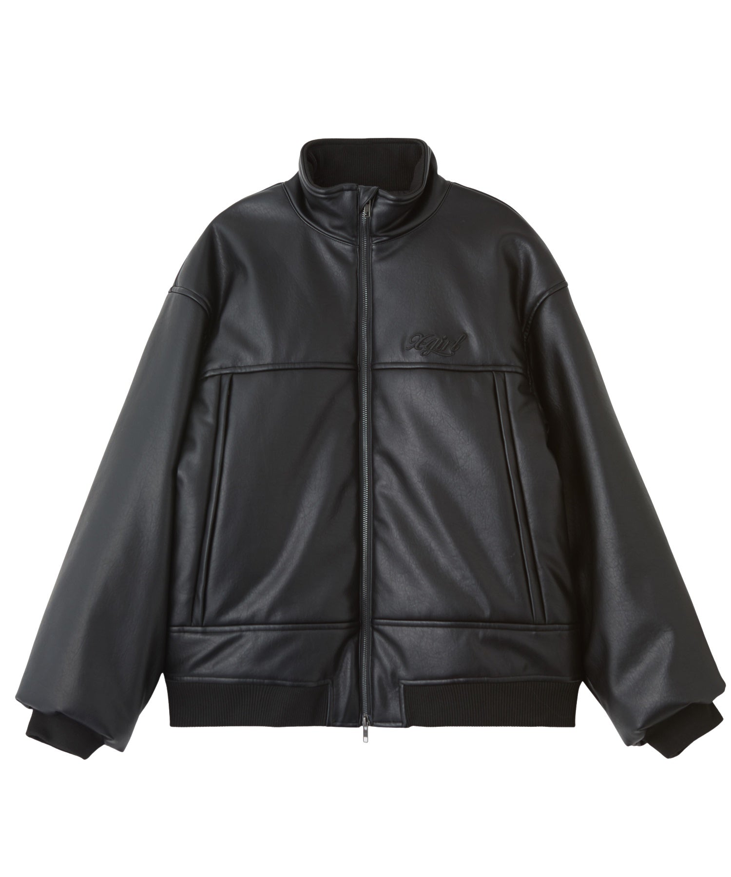 FAUX LEATHER PADDED JACKET
