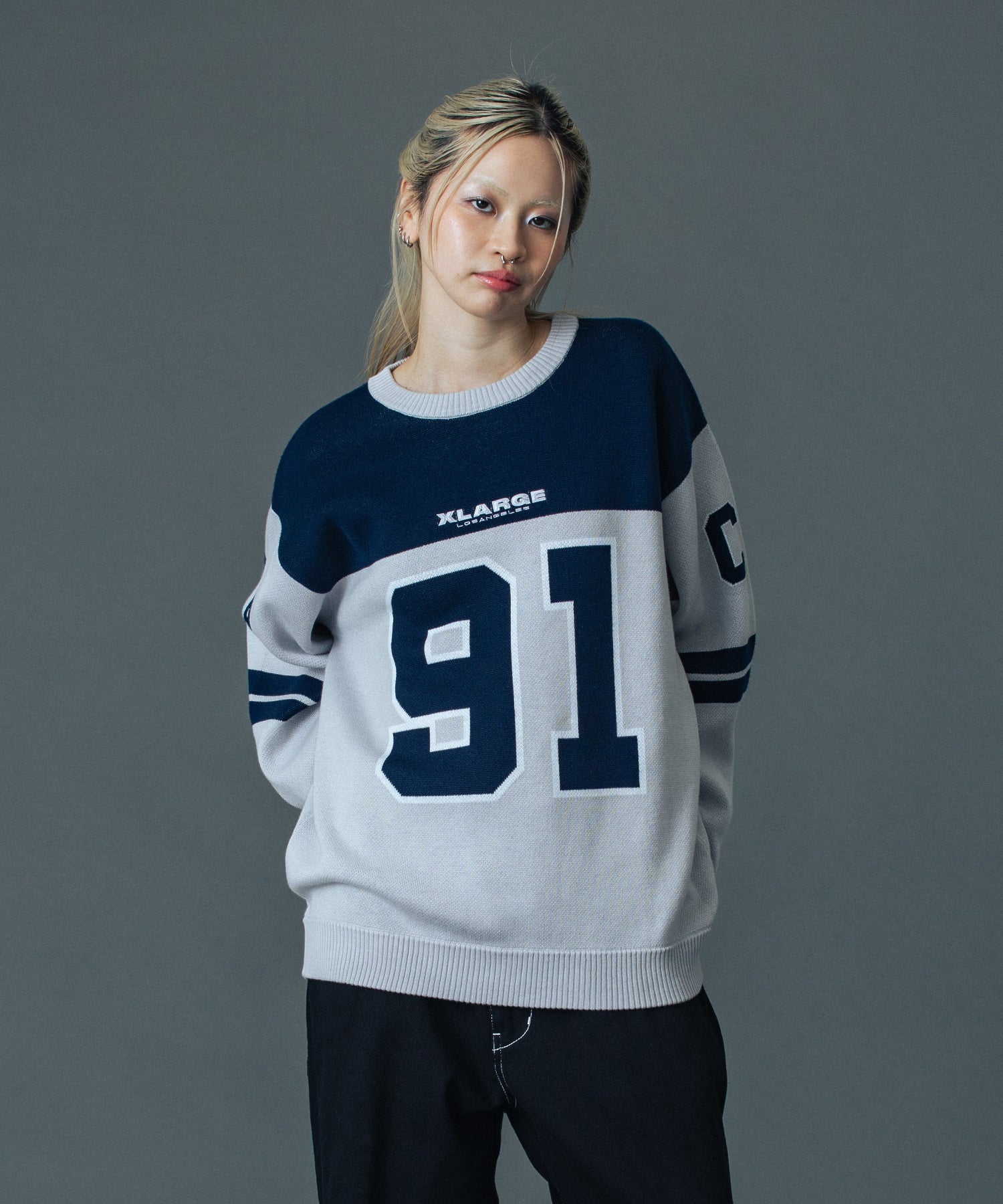 MODEL 身長167cm / 着用サイズ：Lサイズ