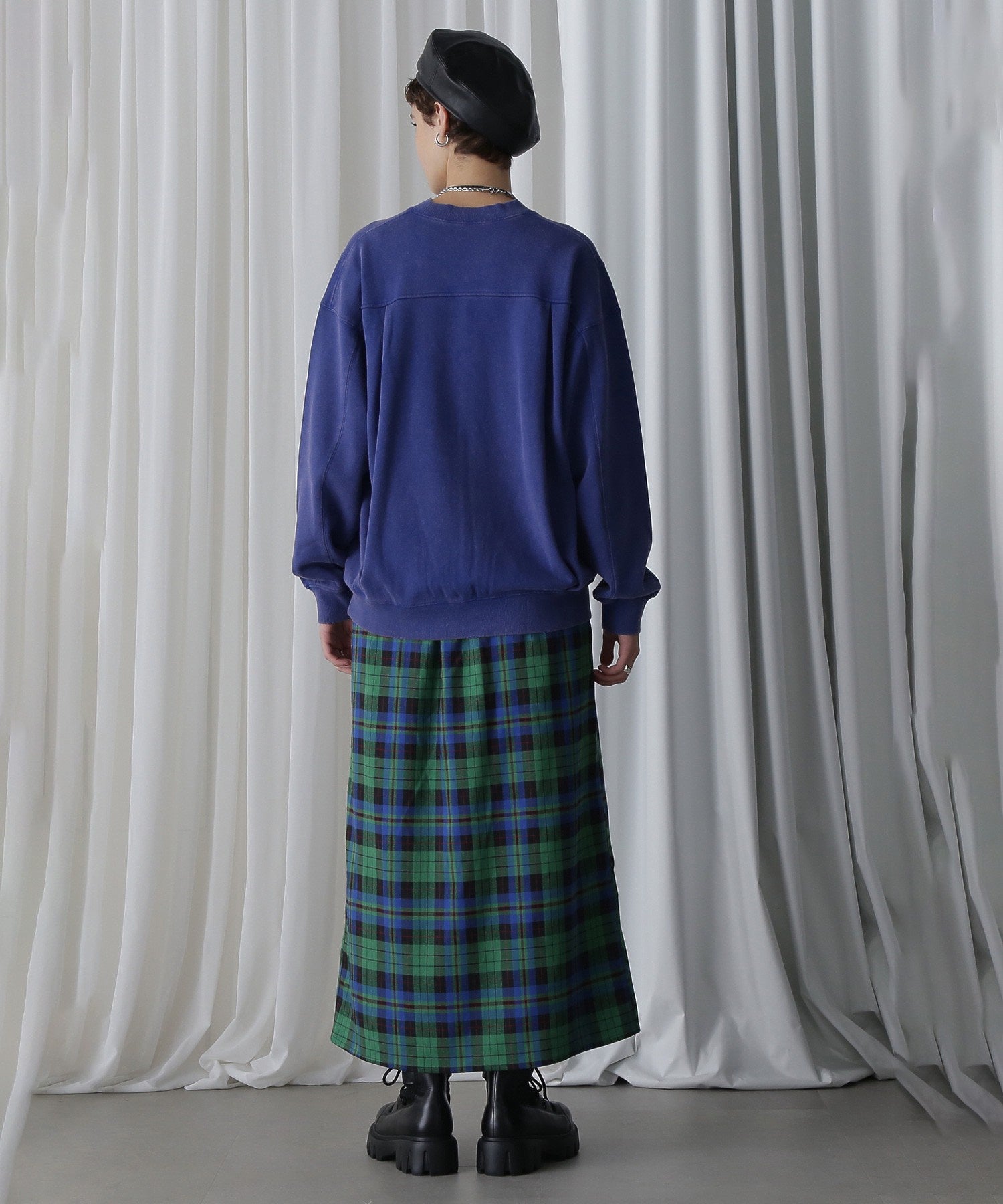 【WEB・一部店舗限定】スプレーブリーチパネルスウェット